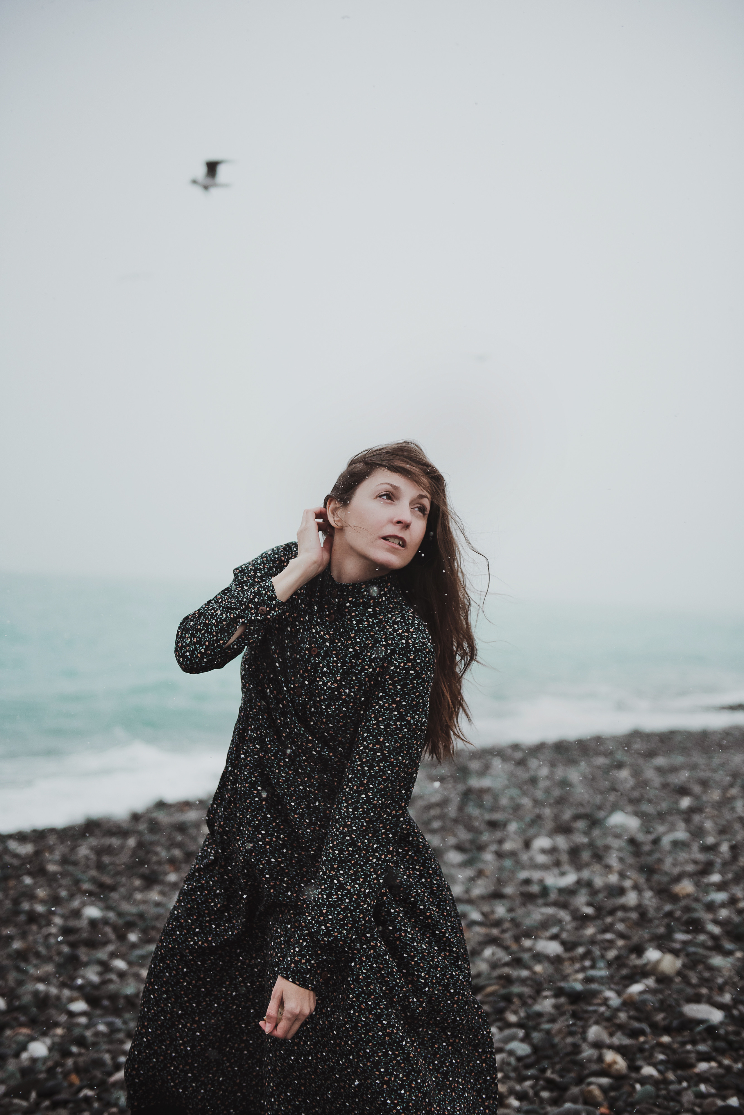 Лена и море. Сочи. Март. Свадебный и семейный фотограф в Воронеже Алёна Пшеничная