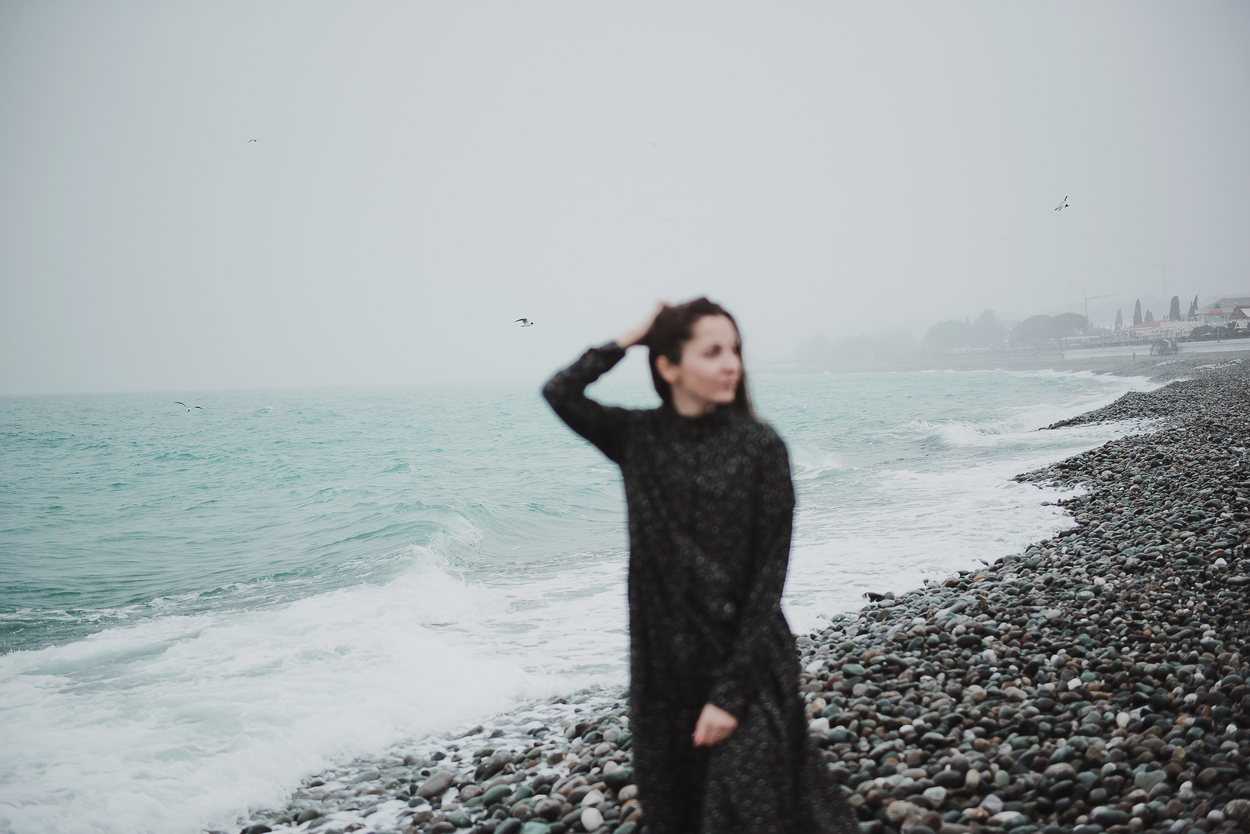 Лена и море. Сочи. Март. Свадебный и семейный фотограф в Воронеже Алёна Пшеничная