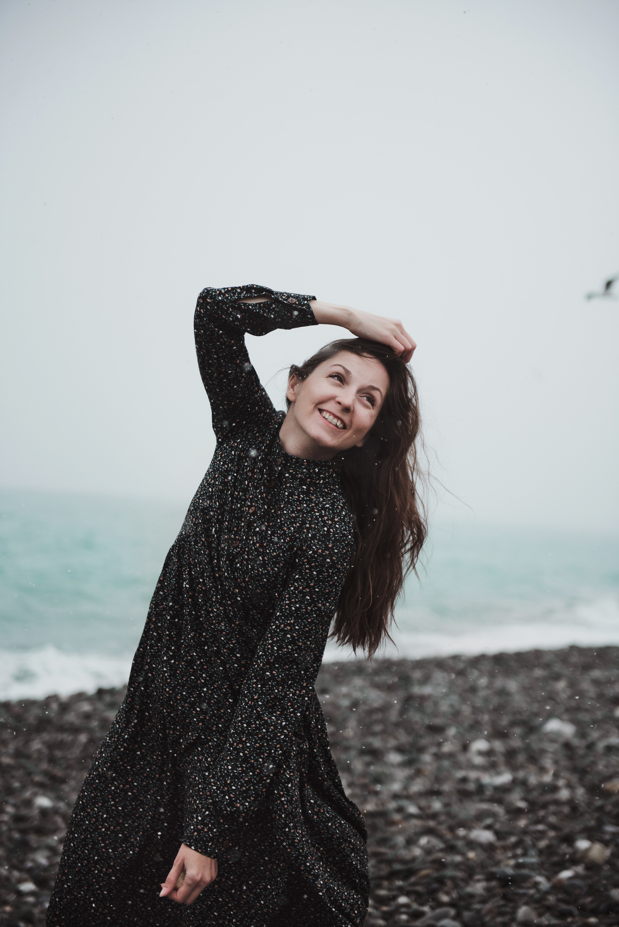 Лена и море. Сочи. Март. Свадебный и семейный фотограф в Воронеже Алёна Пшеничная