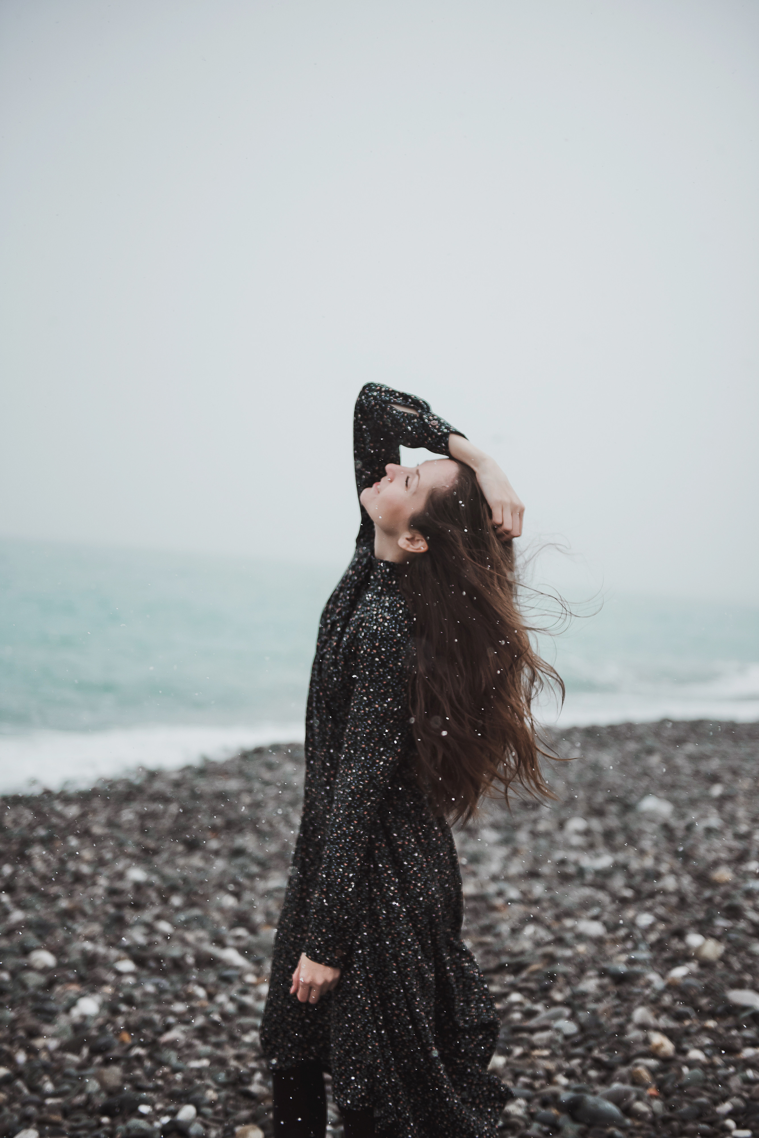 Лена и море. Сочи. Март. Свадебный и семейный фотограф в Воронеже Алёна Пшеничная