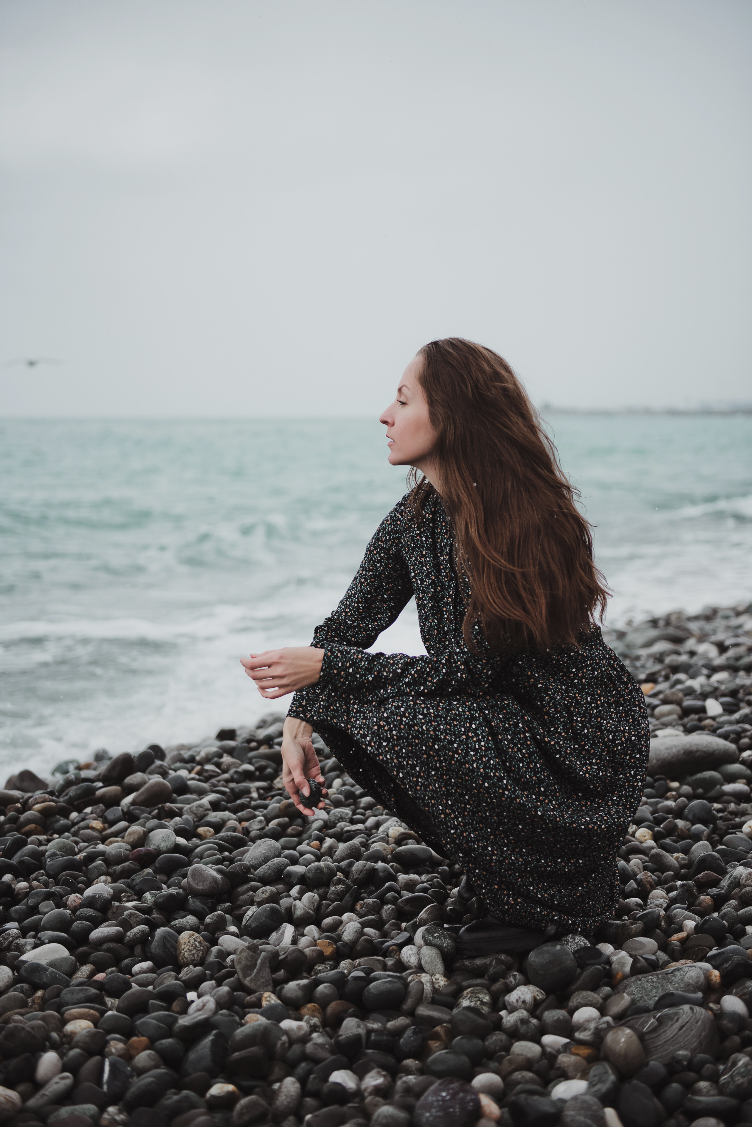Лена и море. Сочи. Март. Свадебный и семейный фотограф в Воронеже Алёна Пшеничная