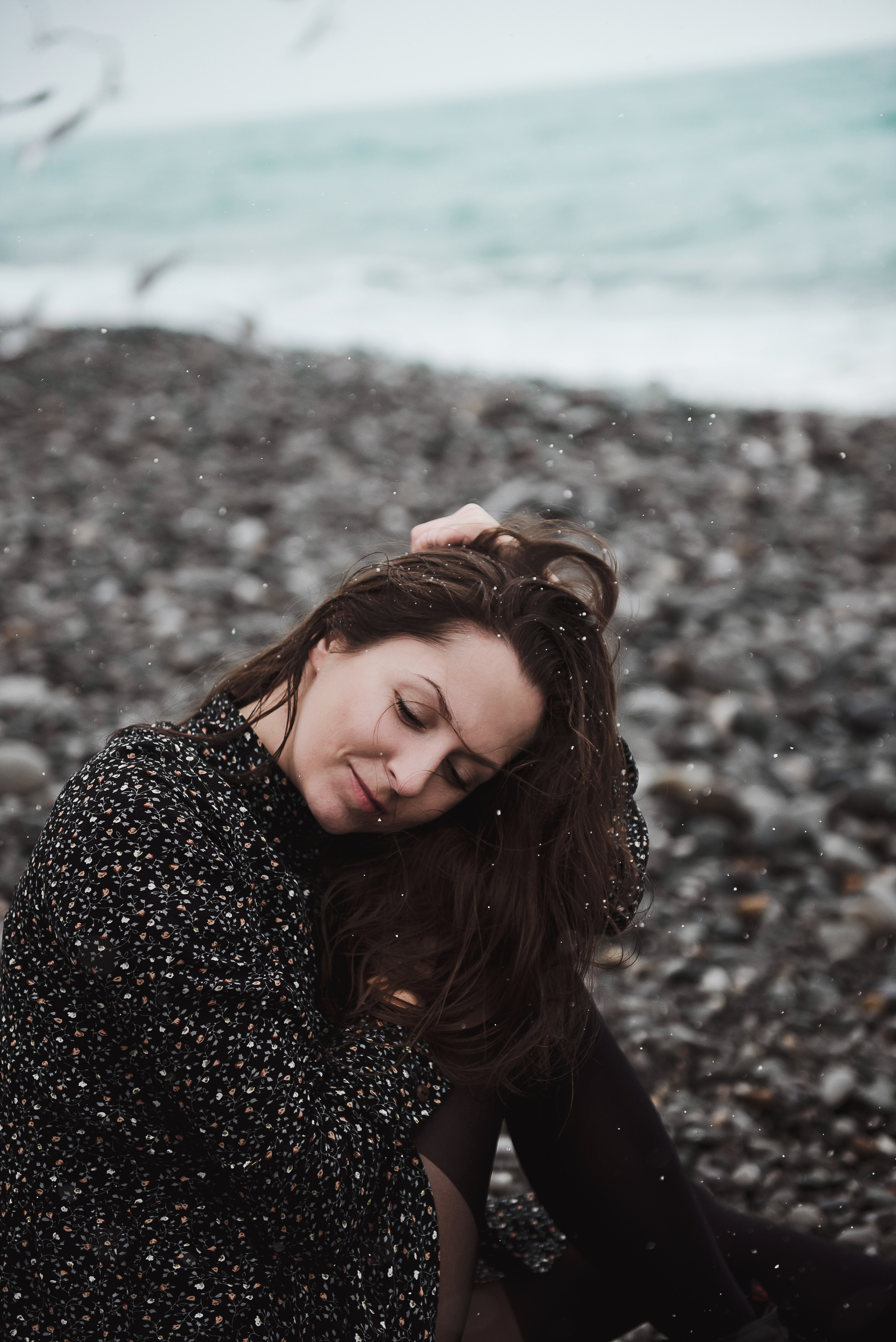 Лена и море. Сочи. Март. Свадебный и семейный фотограф в Воронеже Алёна Пшеничная
