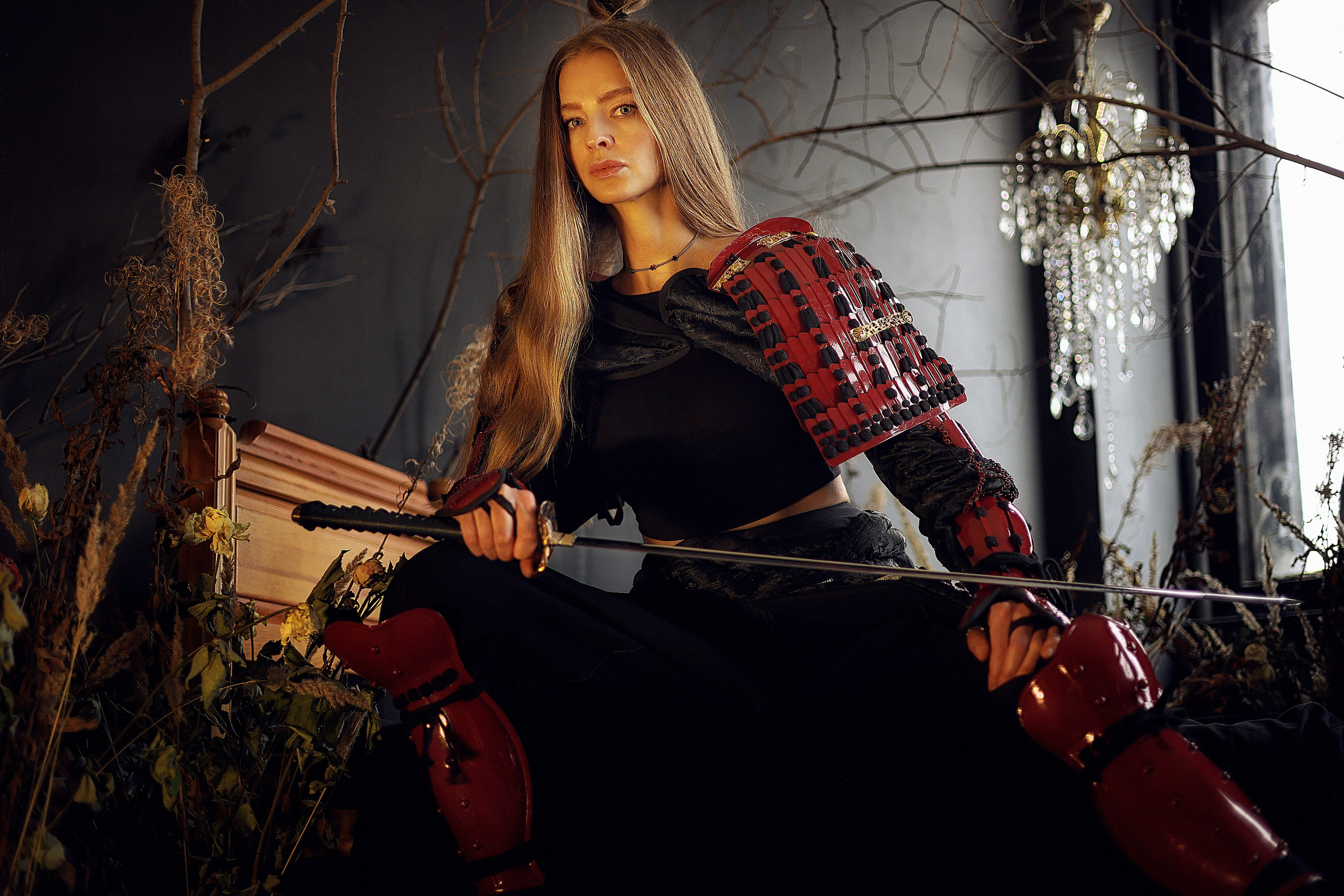 Последний самурай в самурайских доспехах с катаной. Эксклюзивный фотограф японских сказок в Екатеринбурге