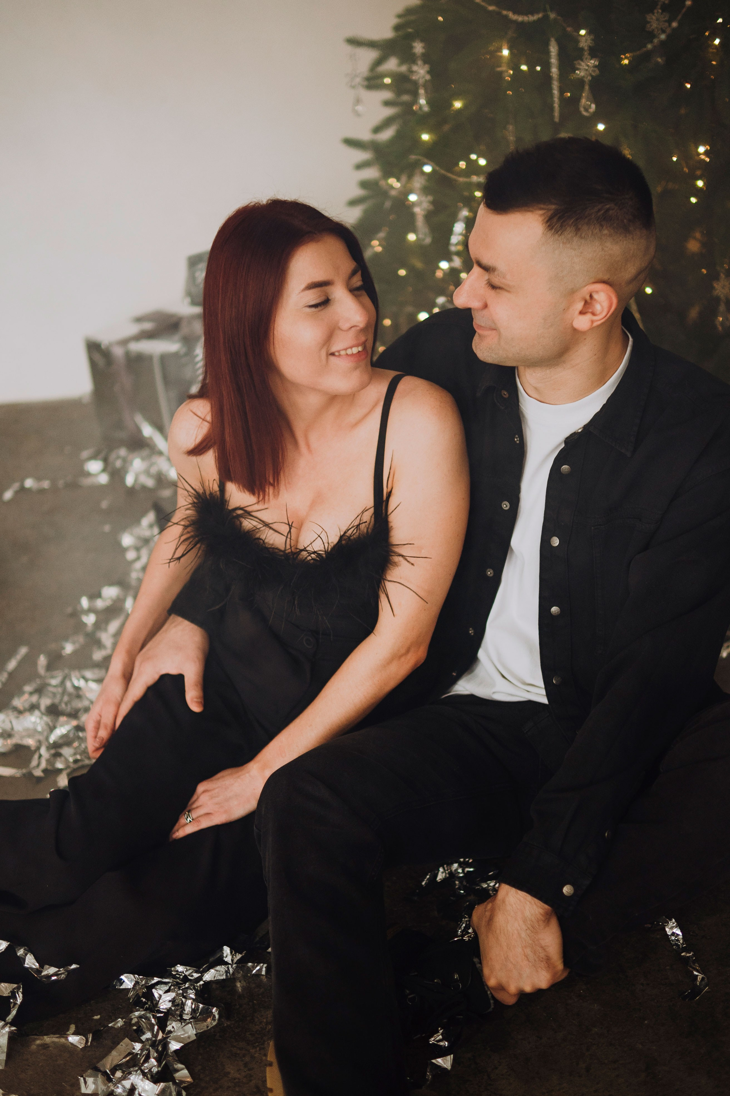 Новогодняя история Лёши и Лизы. Семейный и детский фотограф Анастасия Монченко