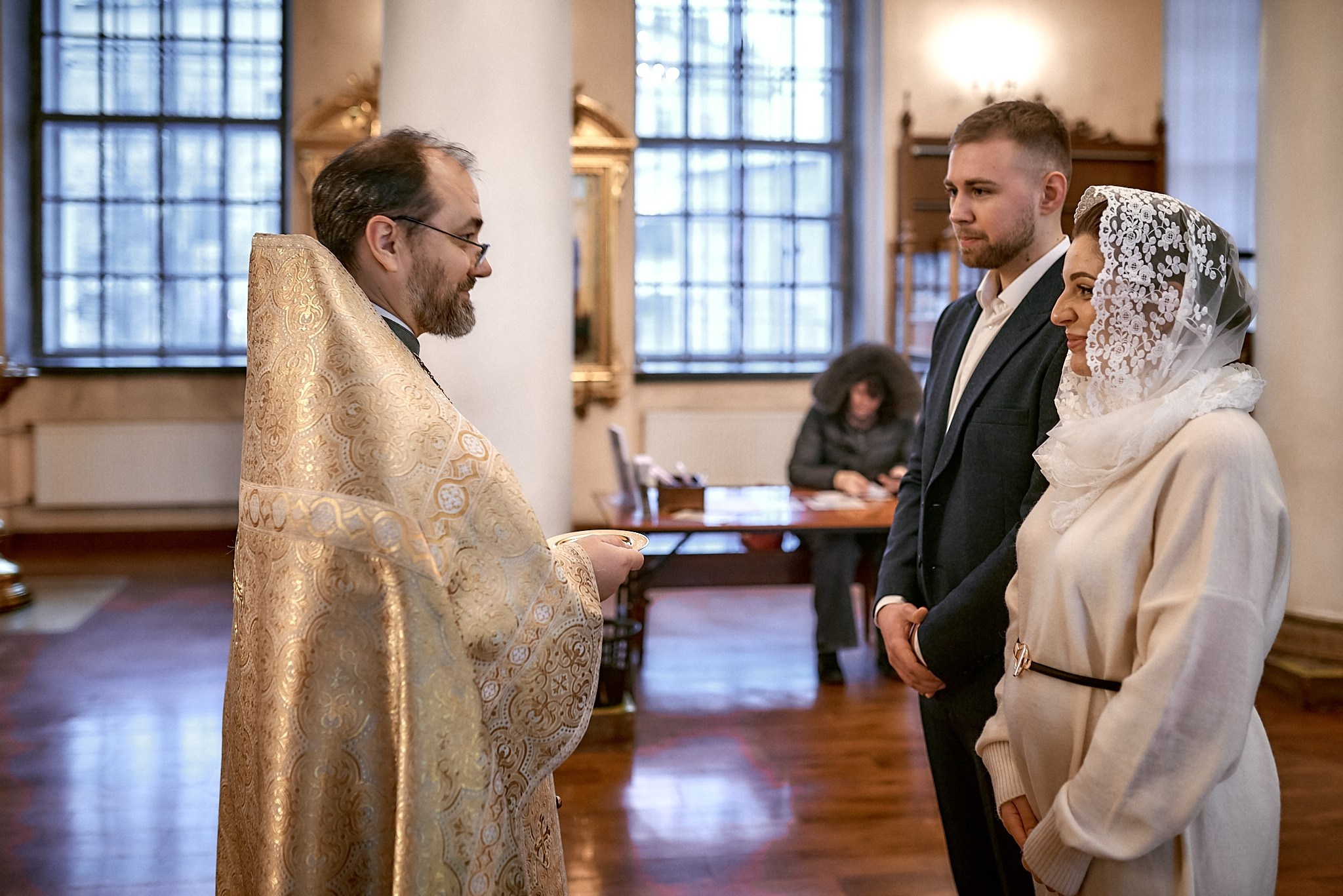 Венчание Артёма и Екатерины | Владимирский собор. Свадебный фотограф в Санкт-Петербурге Славин Денис