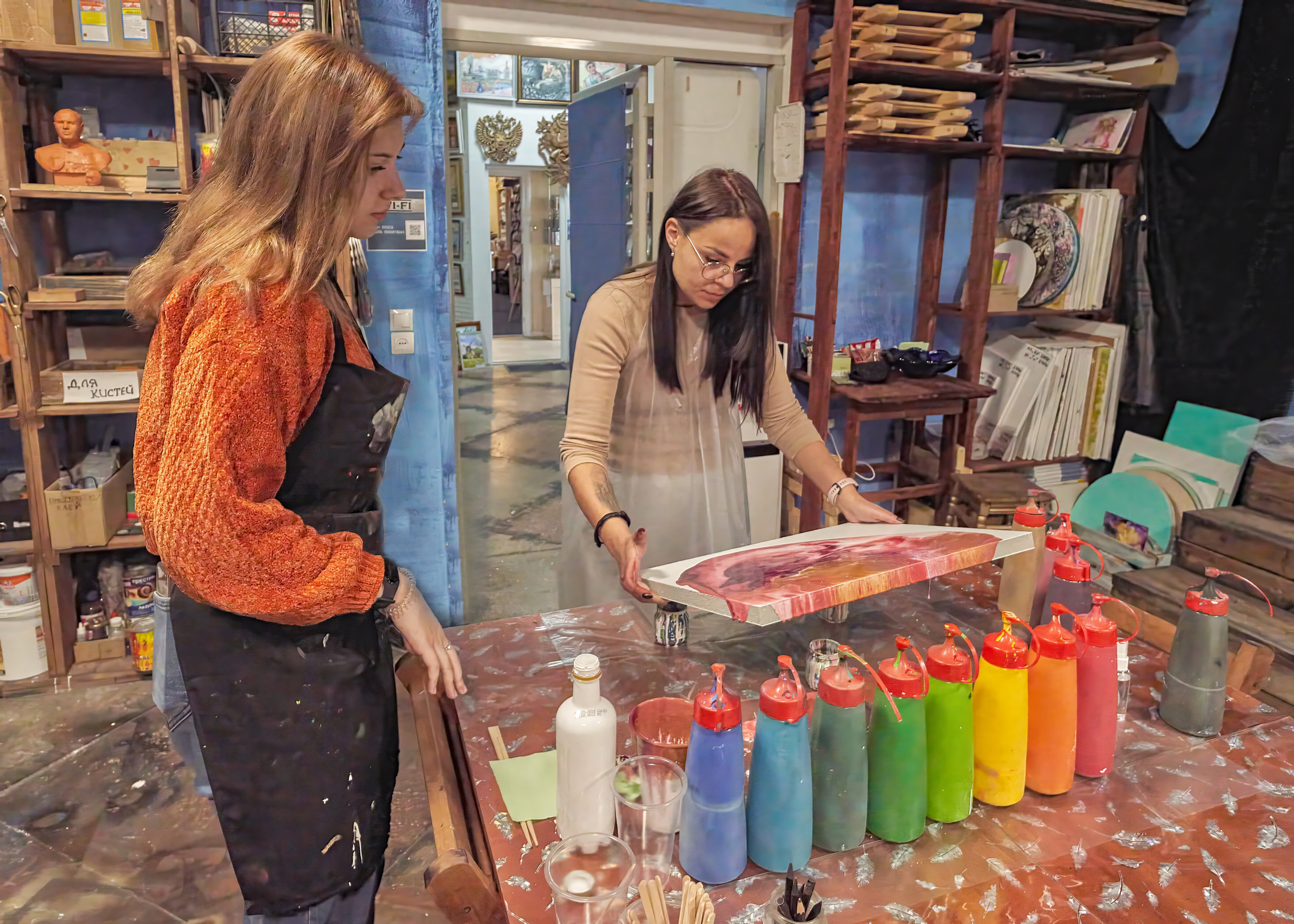 Творческий МК в салоне ЭПОХА. Фотограф в РФ и ЛНР Юлия Федосеева