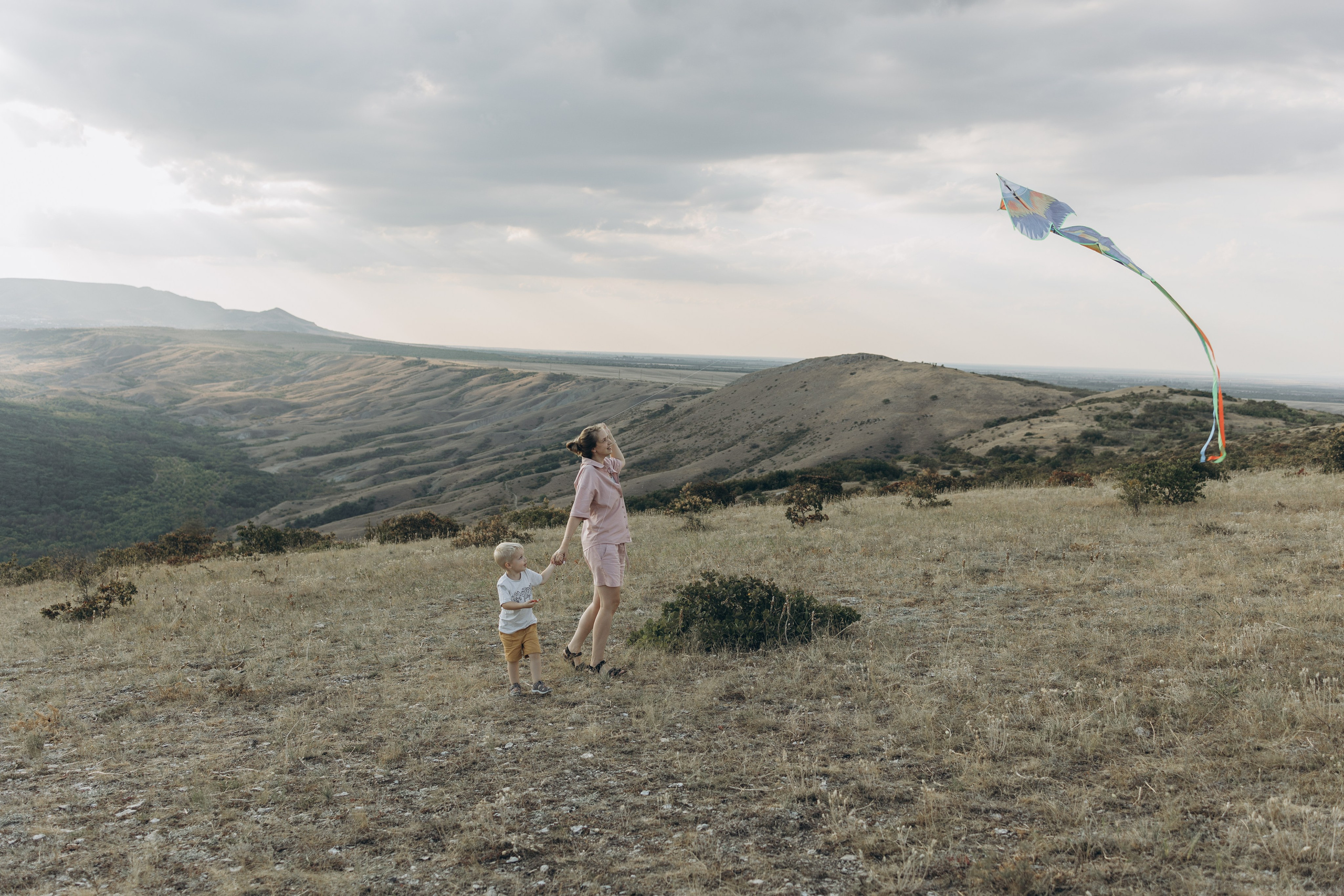 Воздушный змей. Семейный фотограф в Москве Виктория Ястребинская