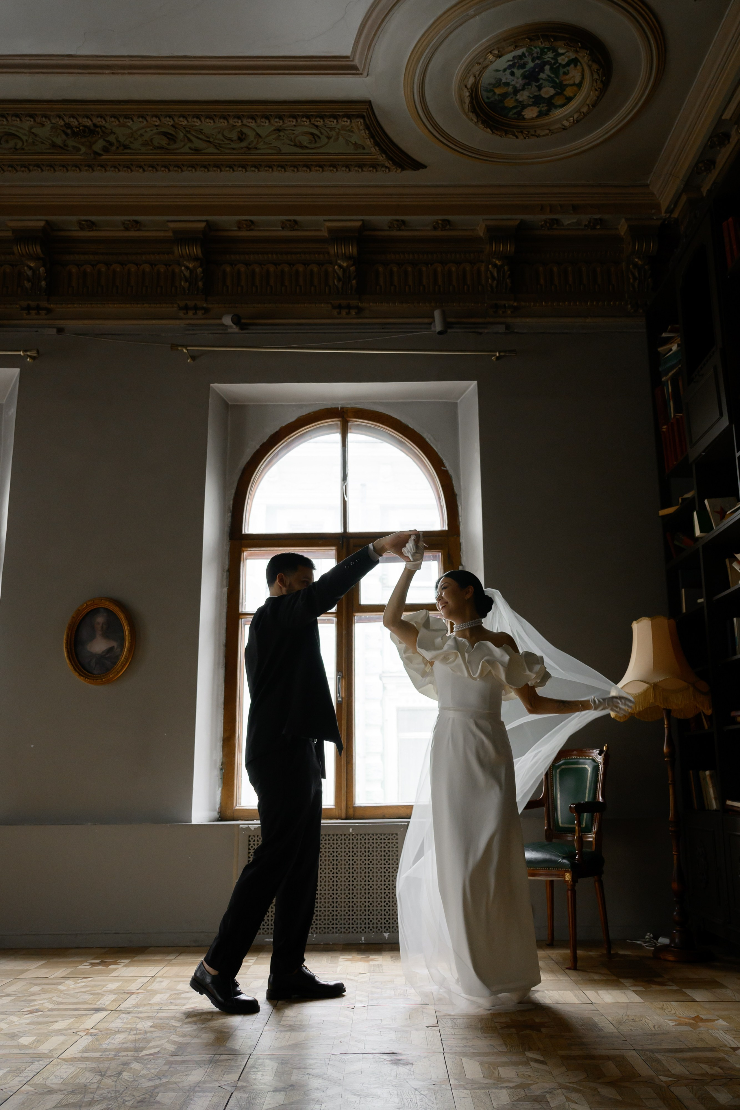 Свадьба для двоих в Москве. Грибоедовский ЗАГС и фотостудия 21 Kult. Semerlina.ru