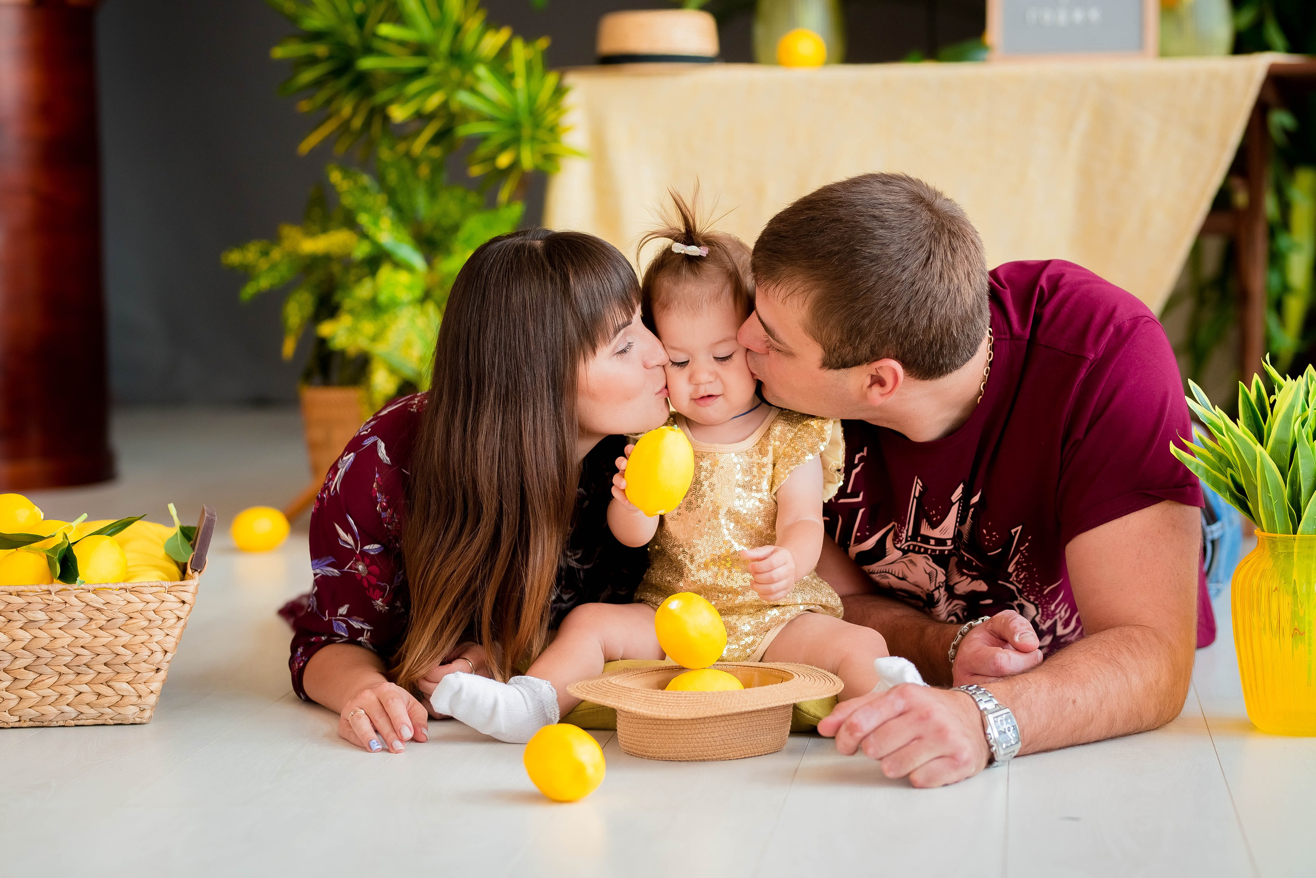 1 годик. Свадебный и семейный фотограф Яна Стражева. Волгоград, Москва