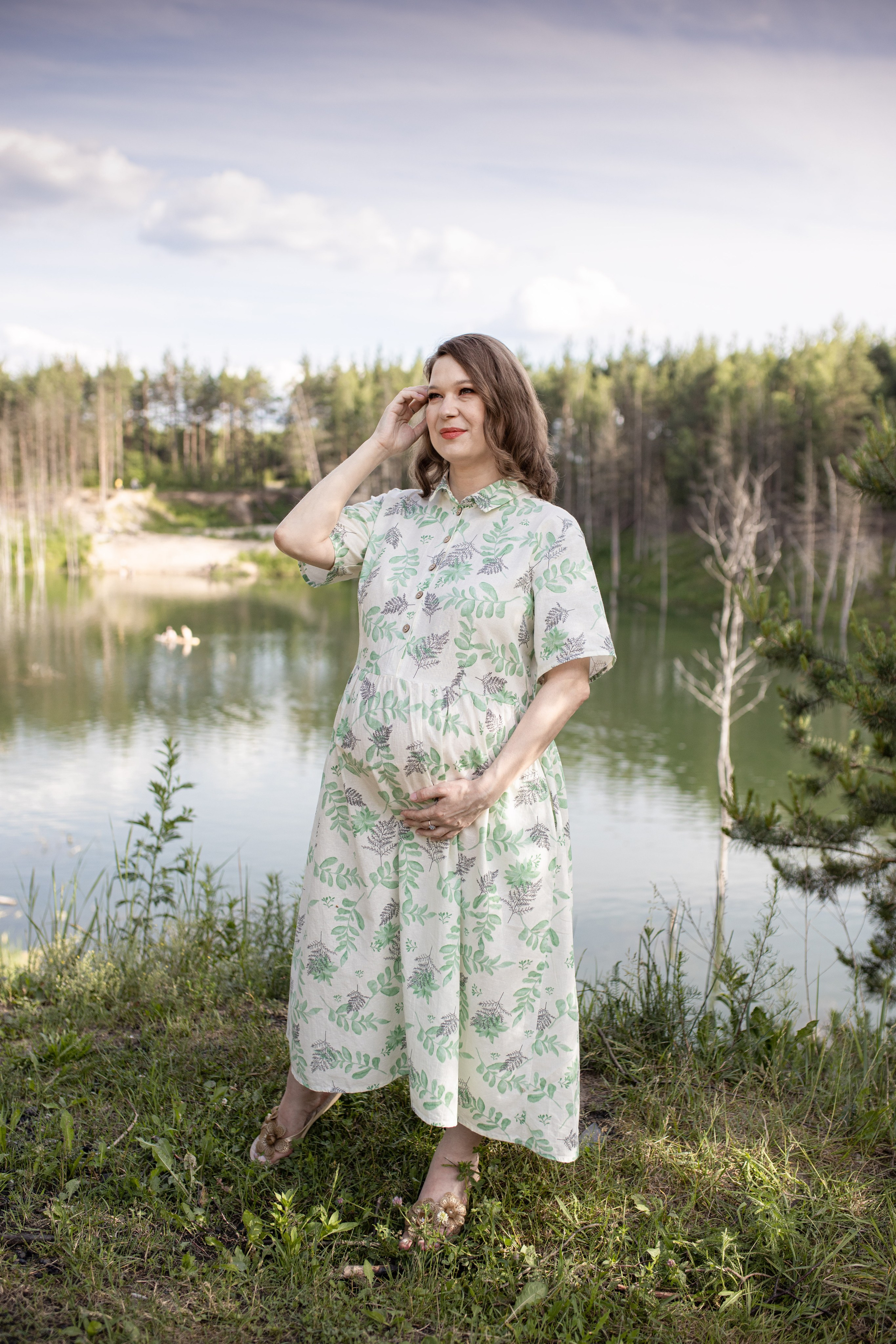 Фотосессия беременности на карьере. Фотограф в Железнодорожном и Балашихе