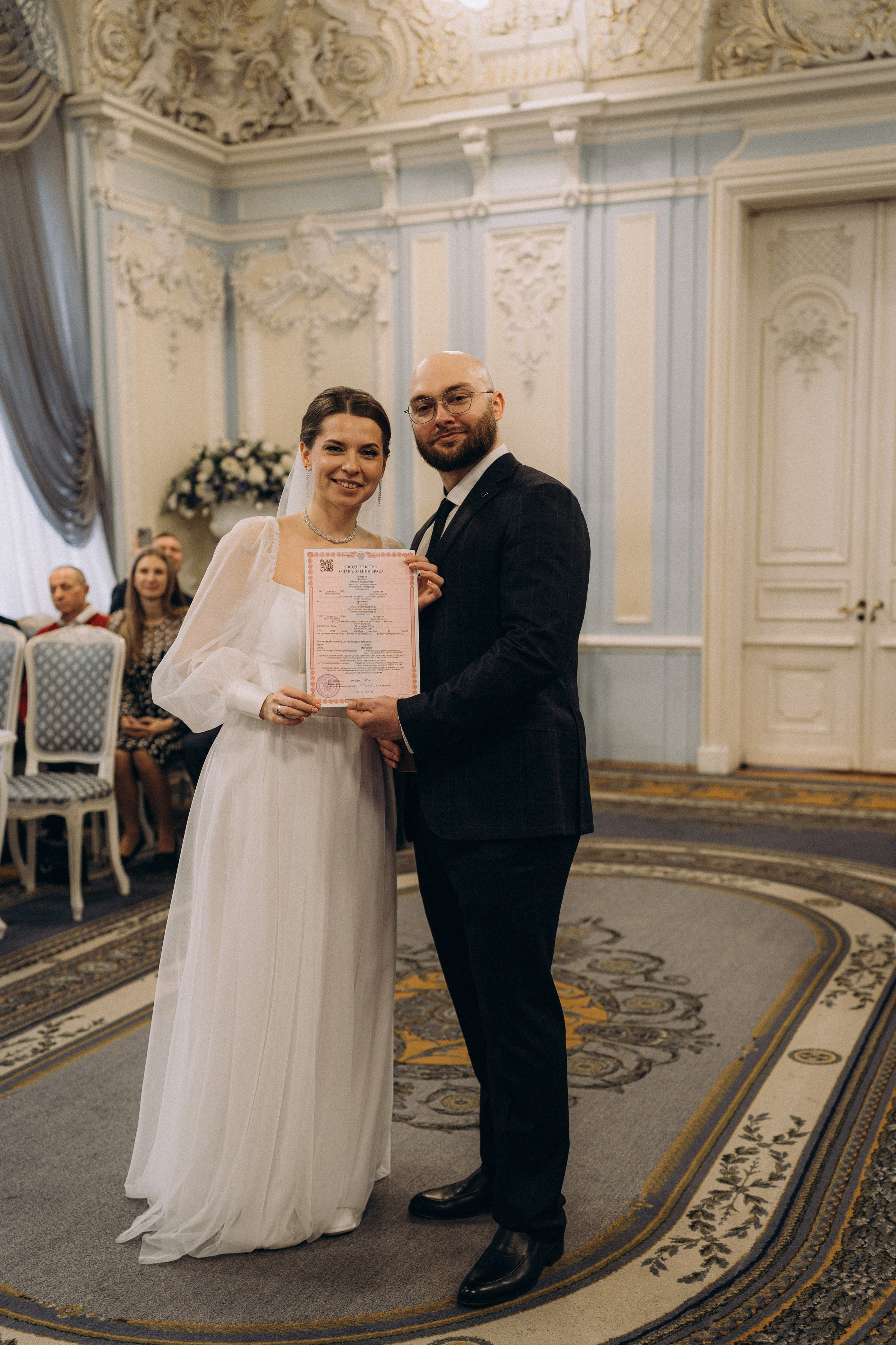 СВАДЕБНАЯ СЬЕМКА ВО ВТОРОМ ДВОРЦЕ (ДЕКАБРЬ) ТАКЖЕ СЬЕМКА В СТУДИИ НА ЧЕРНЫШЕВСКОЙ. Профессиональный фотограф, Санкт-Петербург — Виктория Богомолова