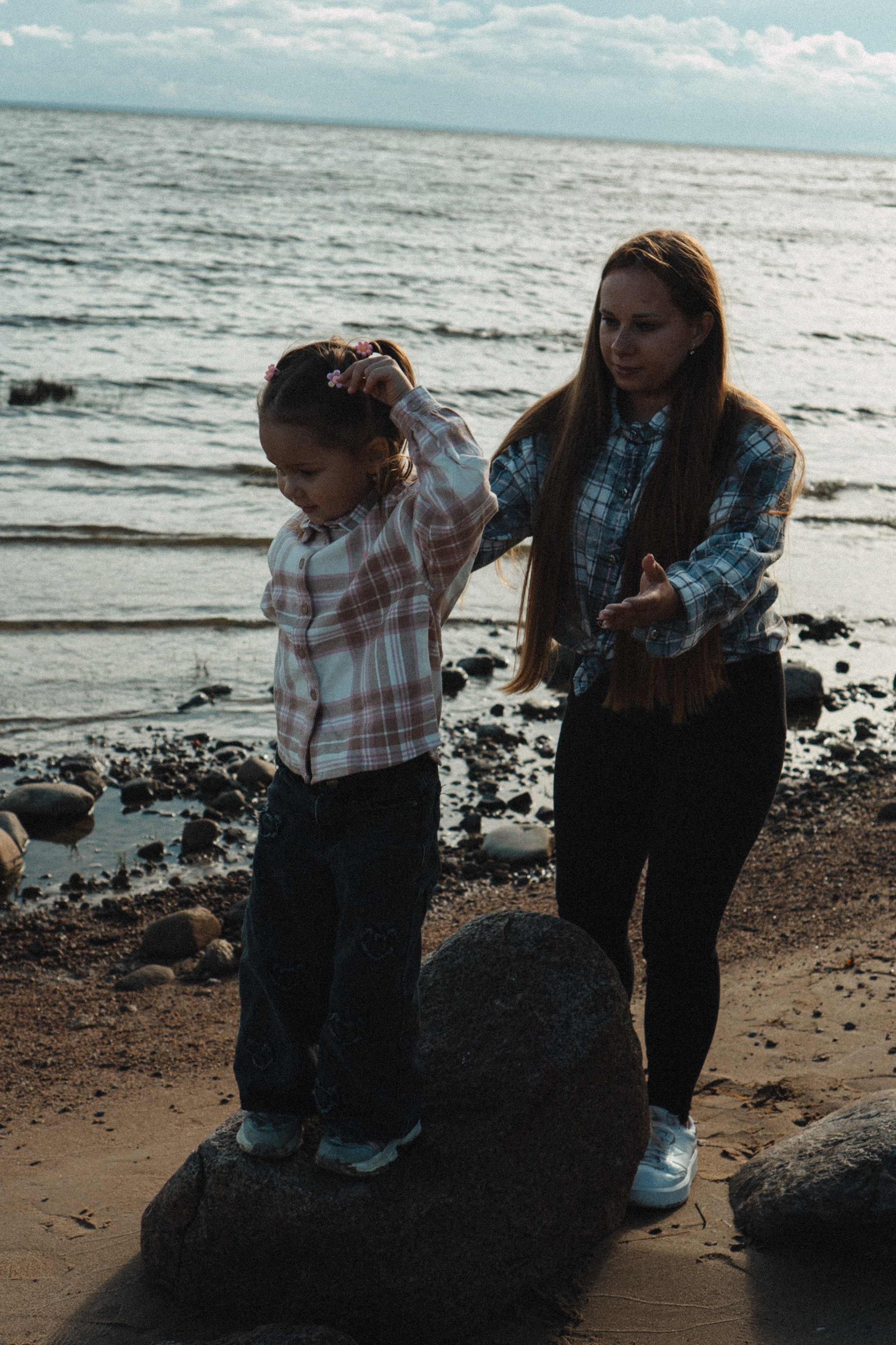 МАМА И ДОЧКА НА ФИНСКОМ ЗАЛИВЕ. Профессиональный фотограф, Санкт-Петербург — Виктория Богомолова