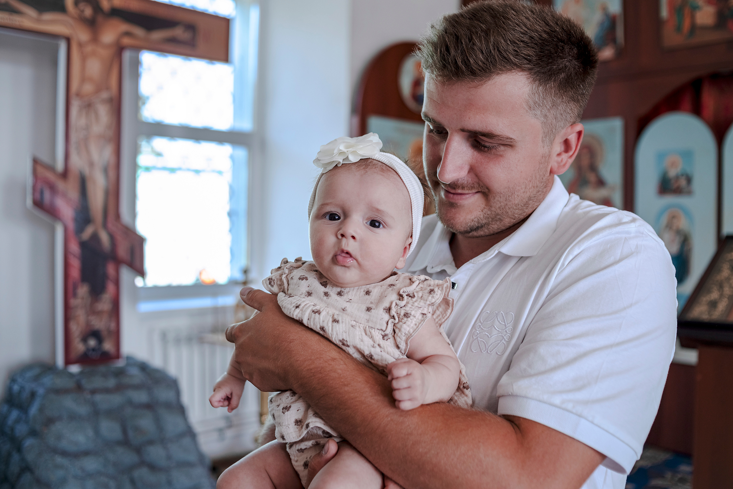 Крещение Алёны (с. Белая Колпь)