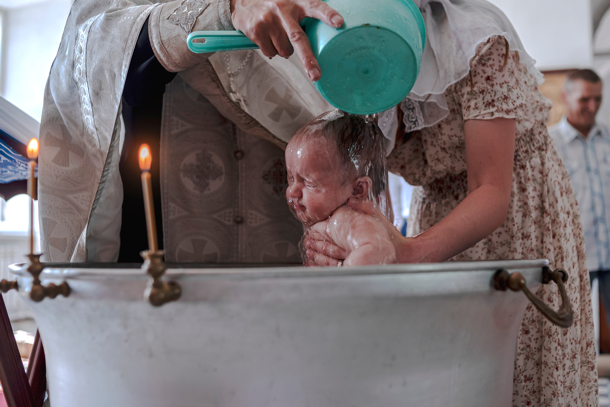 Крещение Алёны (с. Белая Колпь)