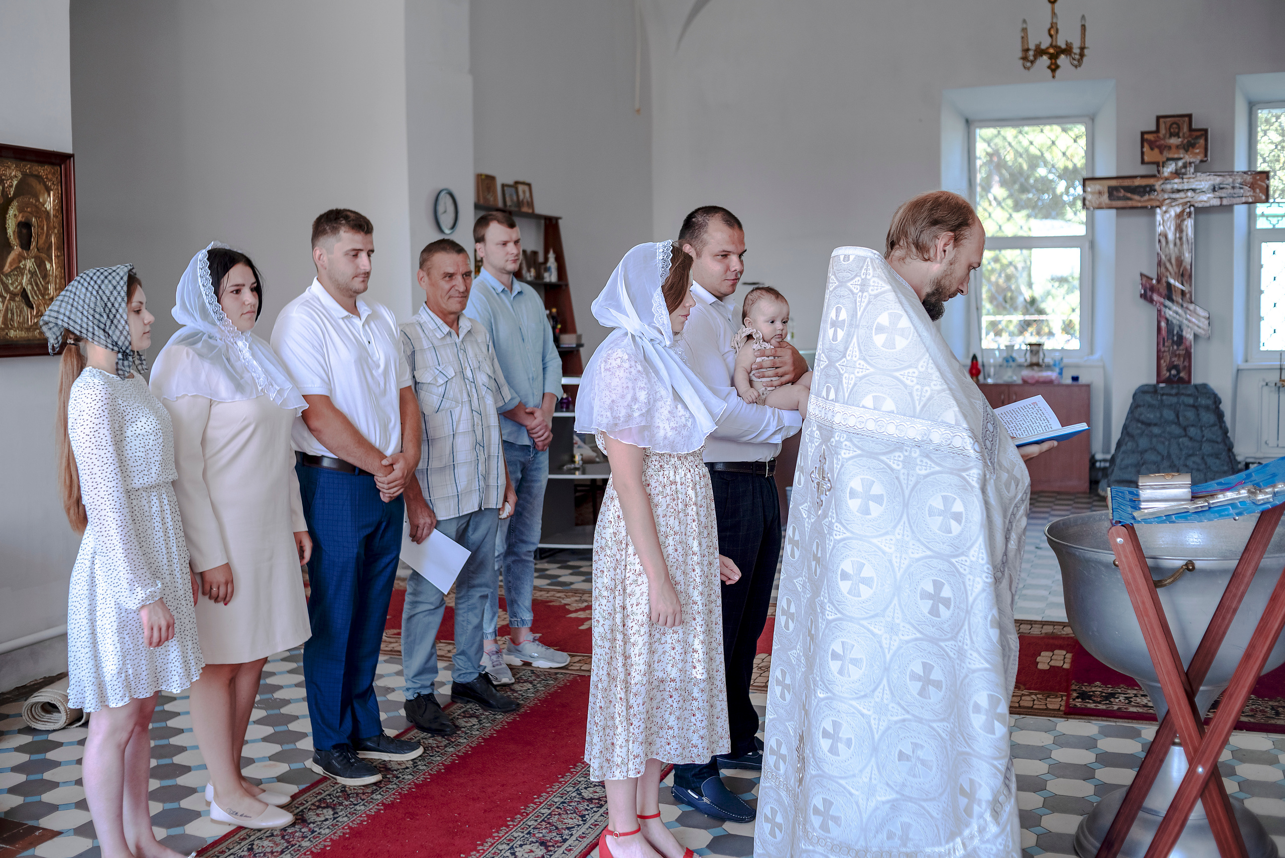 Крещение Алёны (с. Белая Колпь)