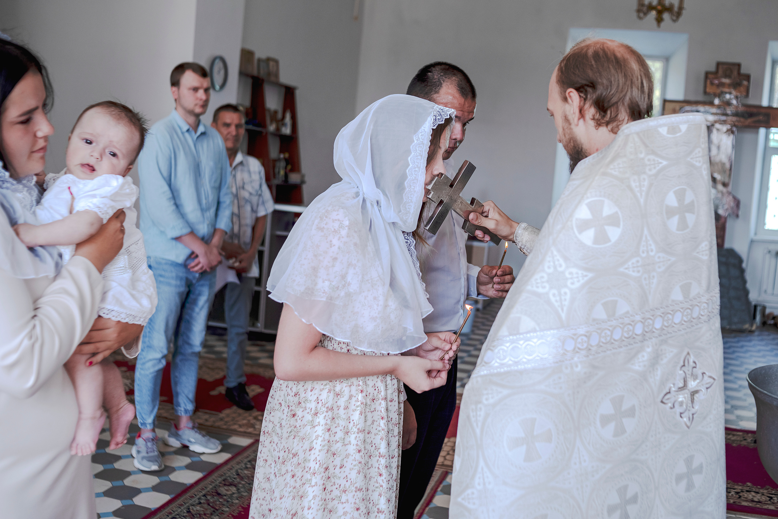 Крещение Алёны (с. Белая Колпь)