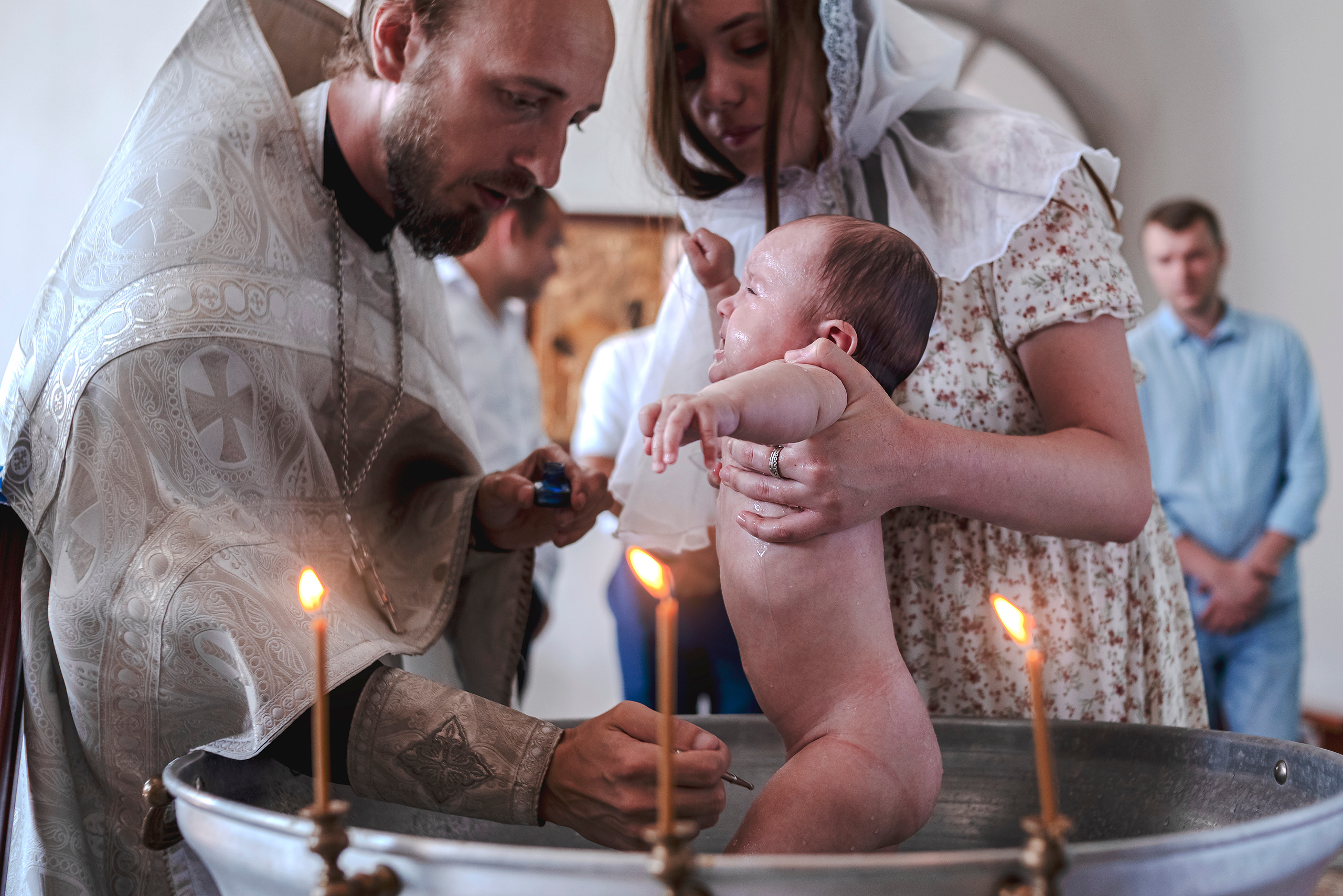 Крещение Алёны (с. Белая Колпь)