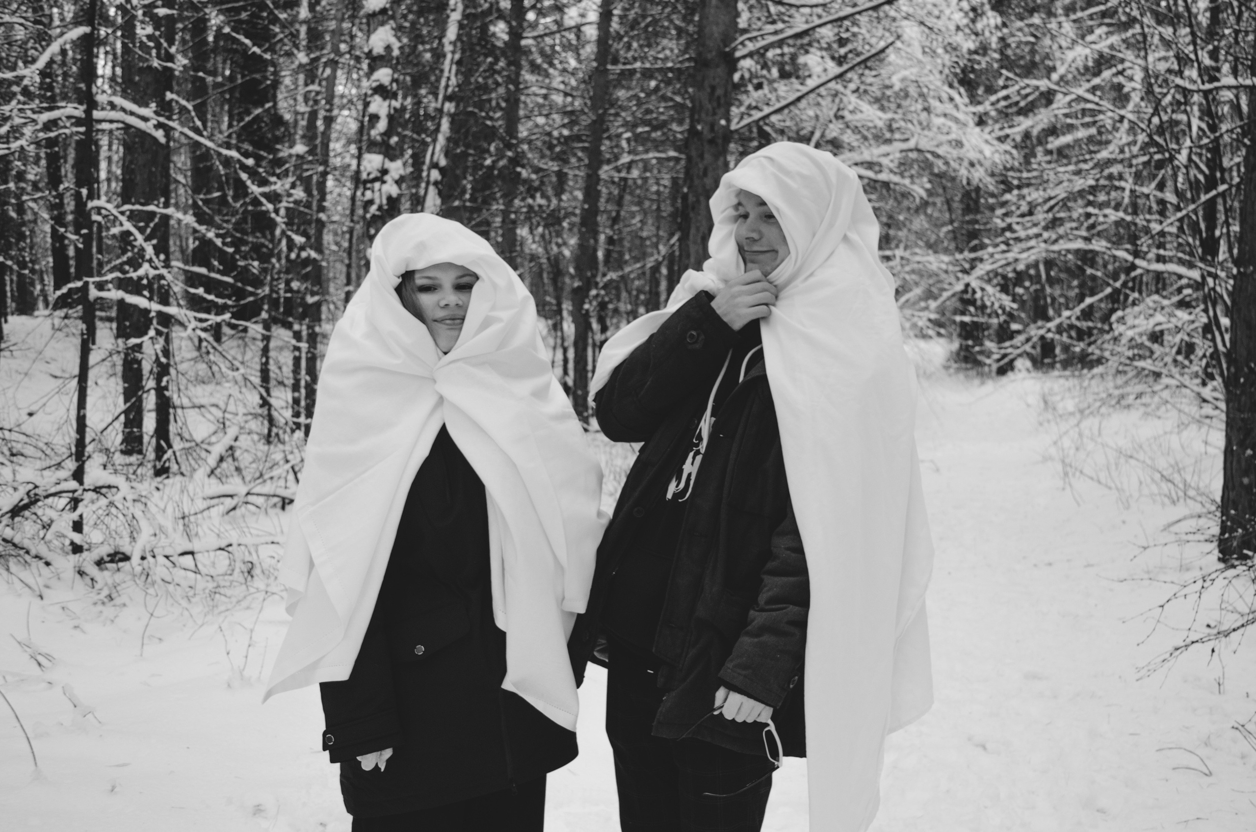 Зимняя история любви в стиле фильма «Гарри Поттер». Денисова Аля — фотограф для парных съемок и индивидуальных историй в Барнауле