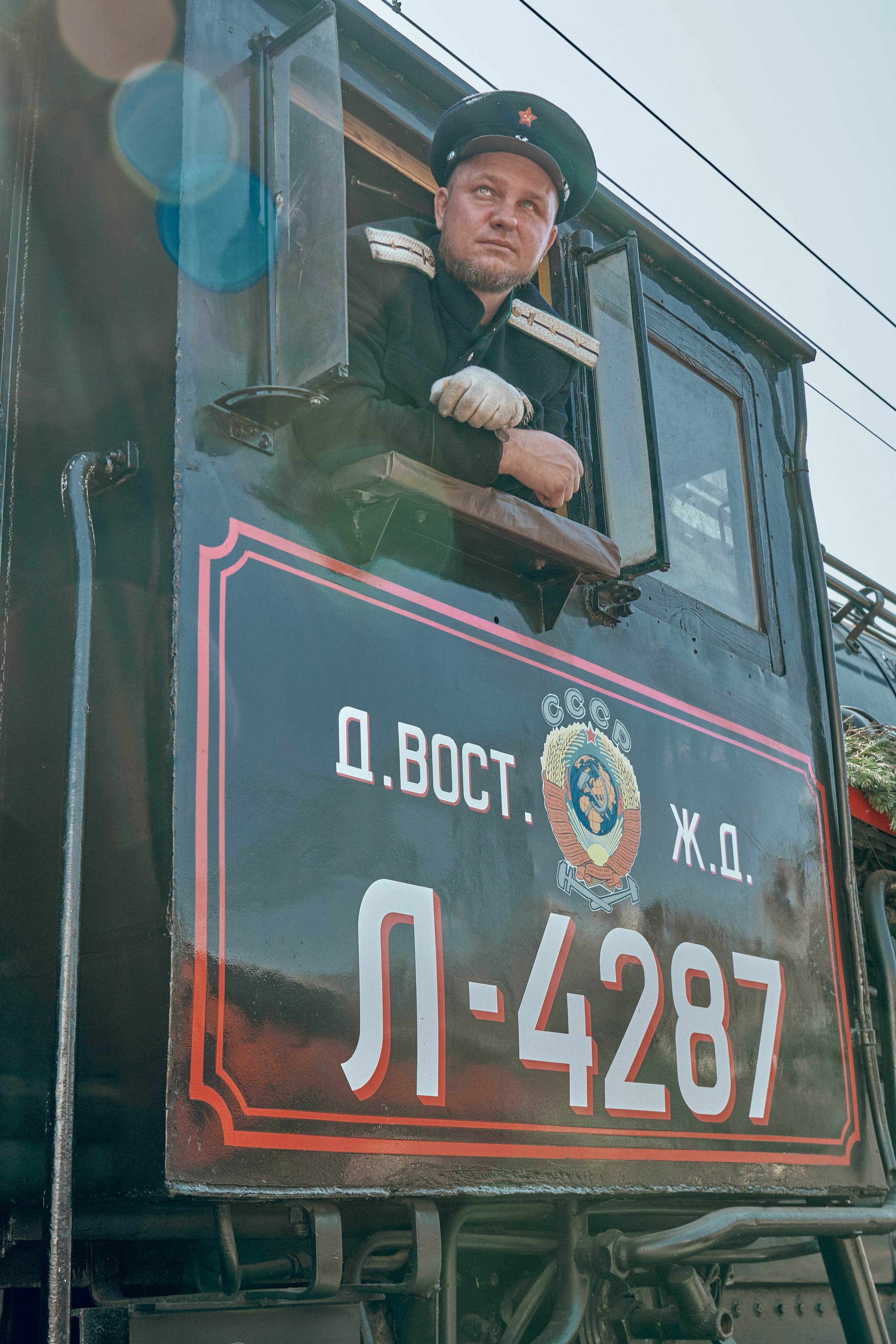 Поезд Победы!. Фотограф во Владивостоке