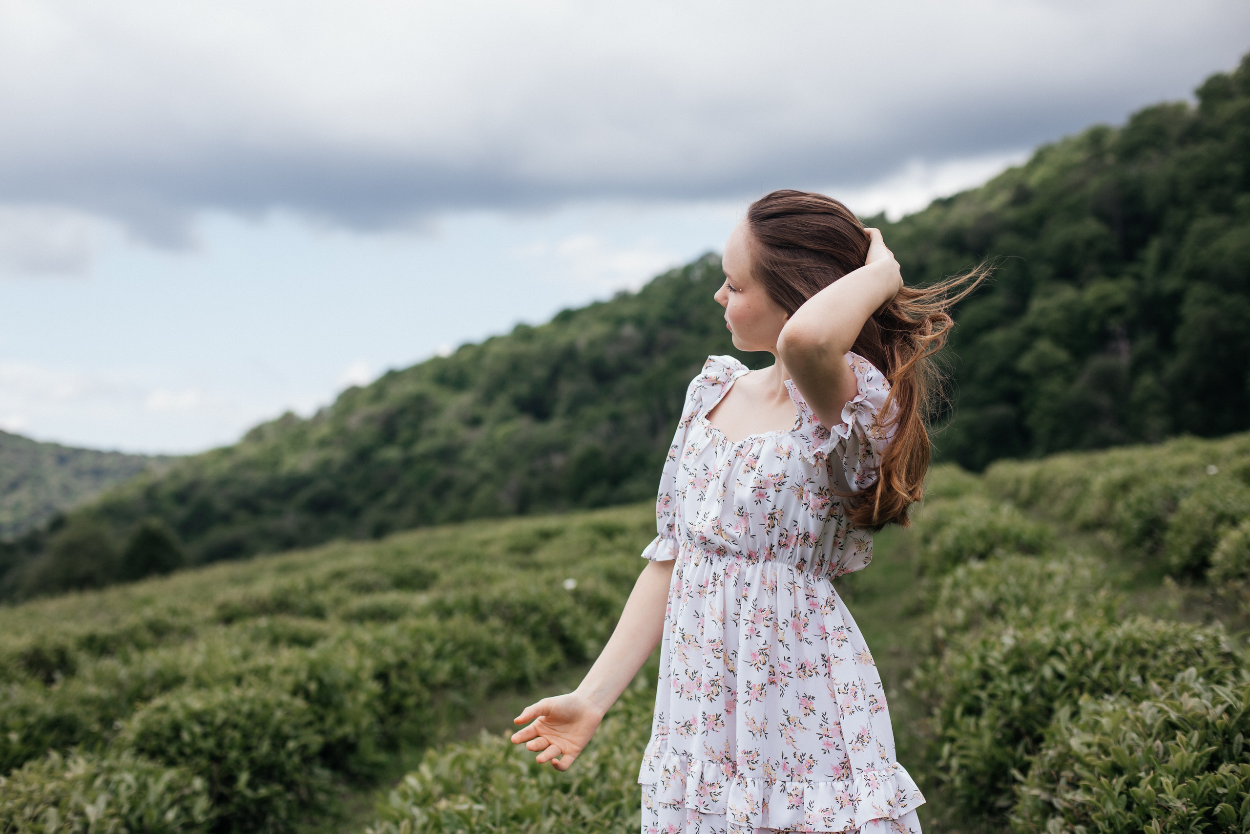 Tea plantation. Efimova Model Agency