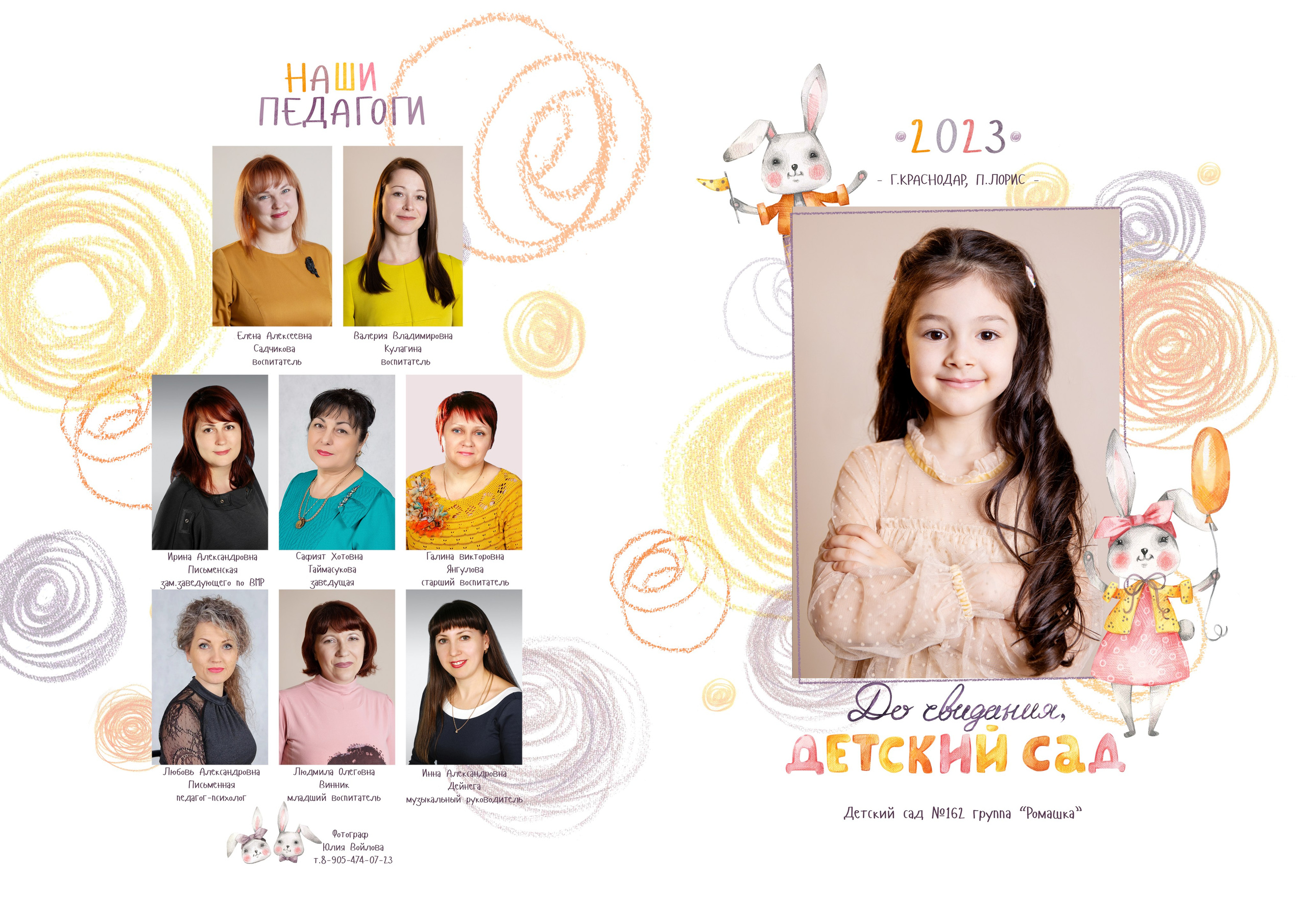 Альбом зайчики. Школьный фотограф в Краснодаре Юлия Войлова