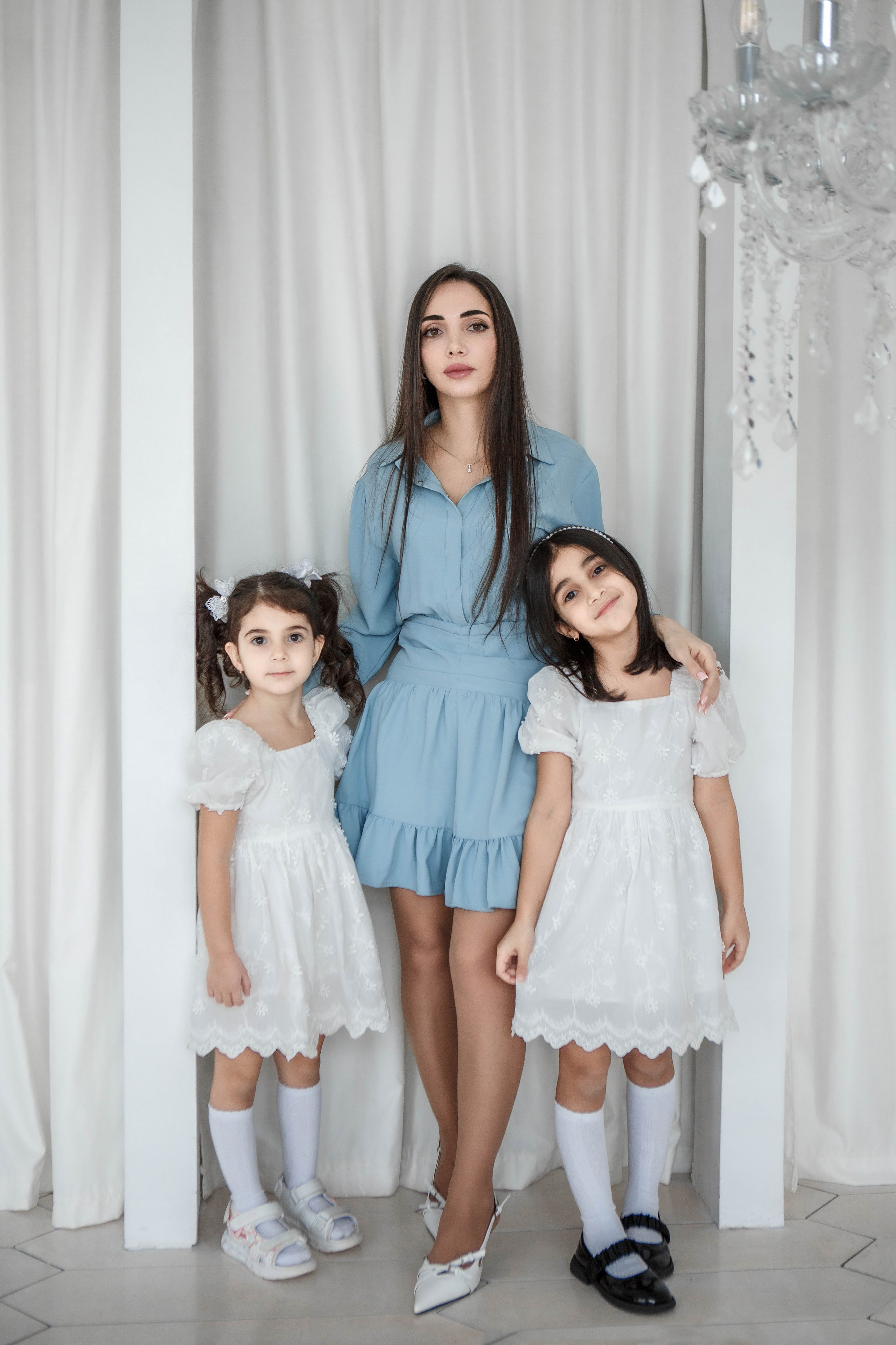 Мама и дочки. Фотограф Екатерина Голицына