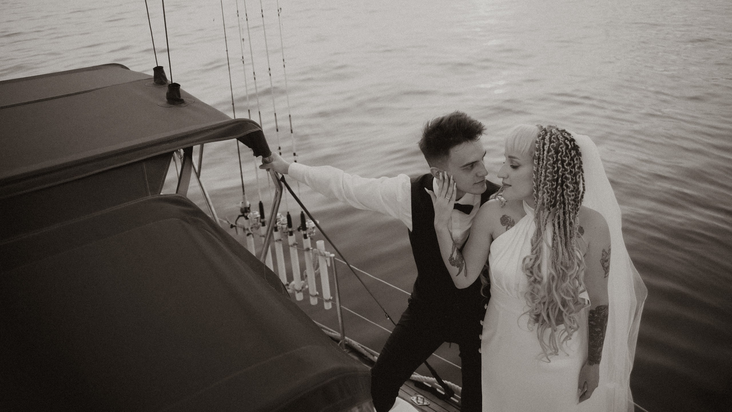 На яхте Геленджик. Фотограф и Видеограф Анапа, Новороссийск, Краснодар. Алина и Женя