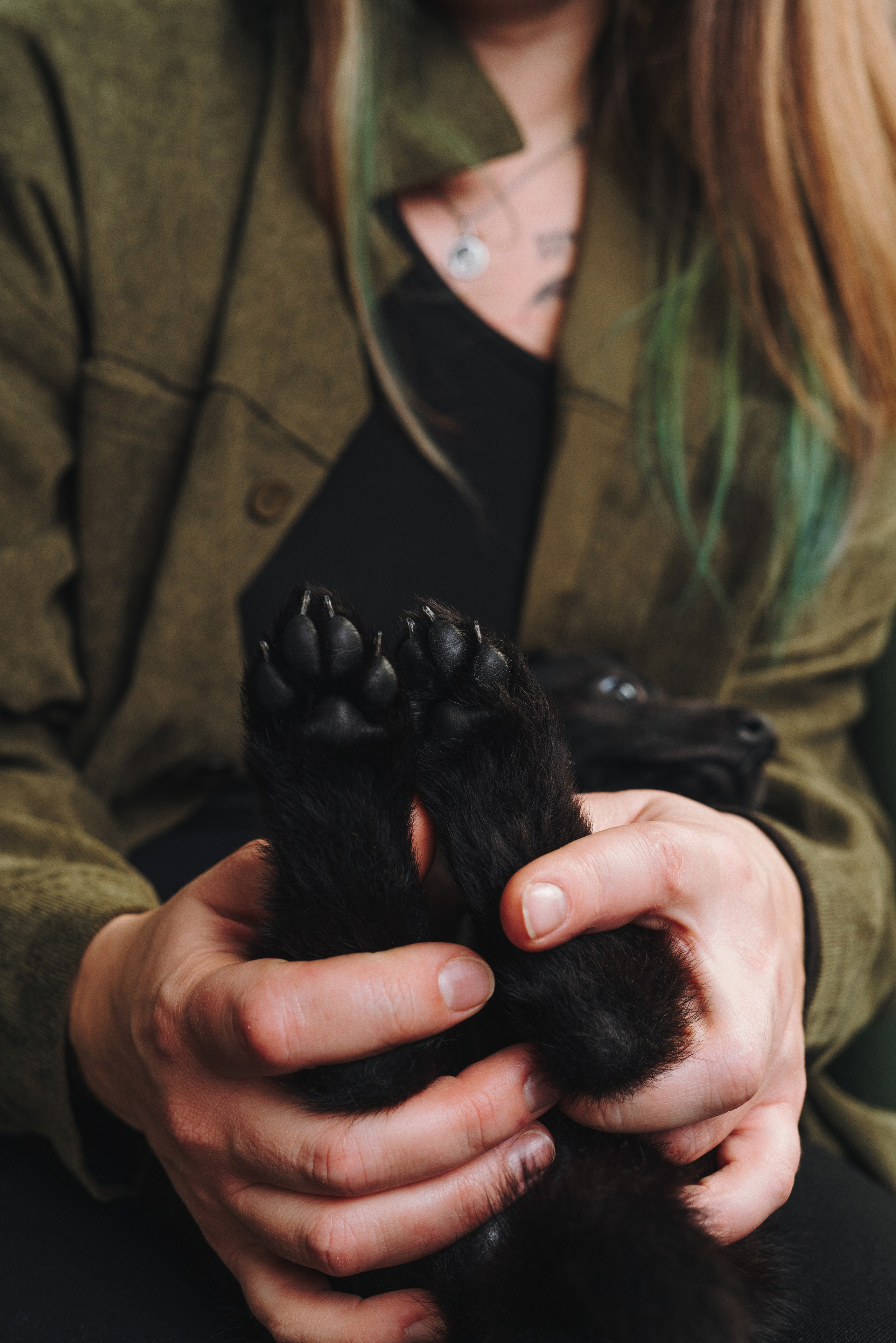 Аня и Базилика. Фотограф анималист Осипчикова Мария