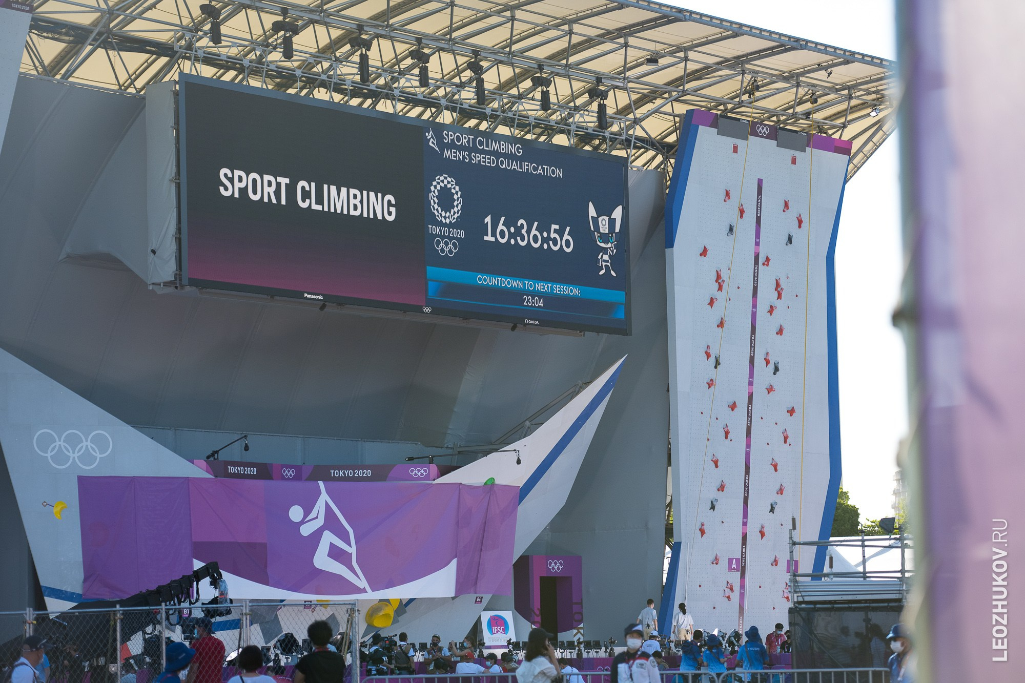Tokyo-2020 Olympic games. Sports photographer Leonid Zhukov