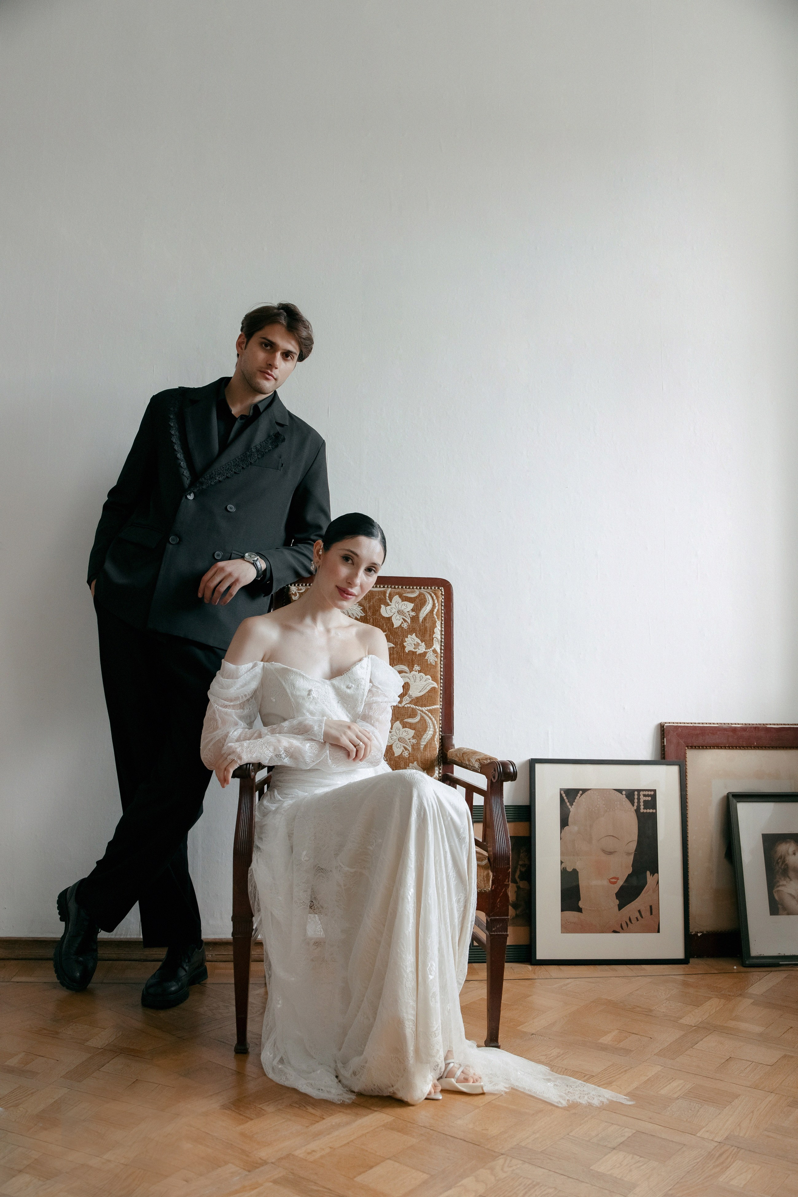 Винтажная история Полины и Дмитрия. Свадебный фотограф Москва