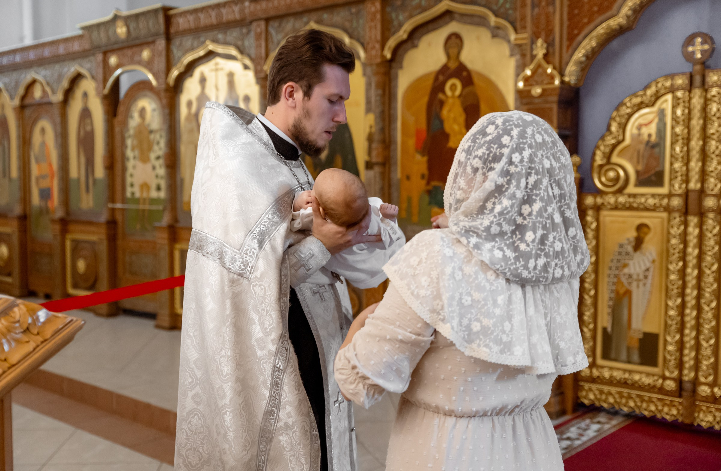Крещение Мирона. Портретный и семейный фотограф в Москве Ирина Голубчина