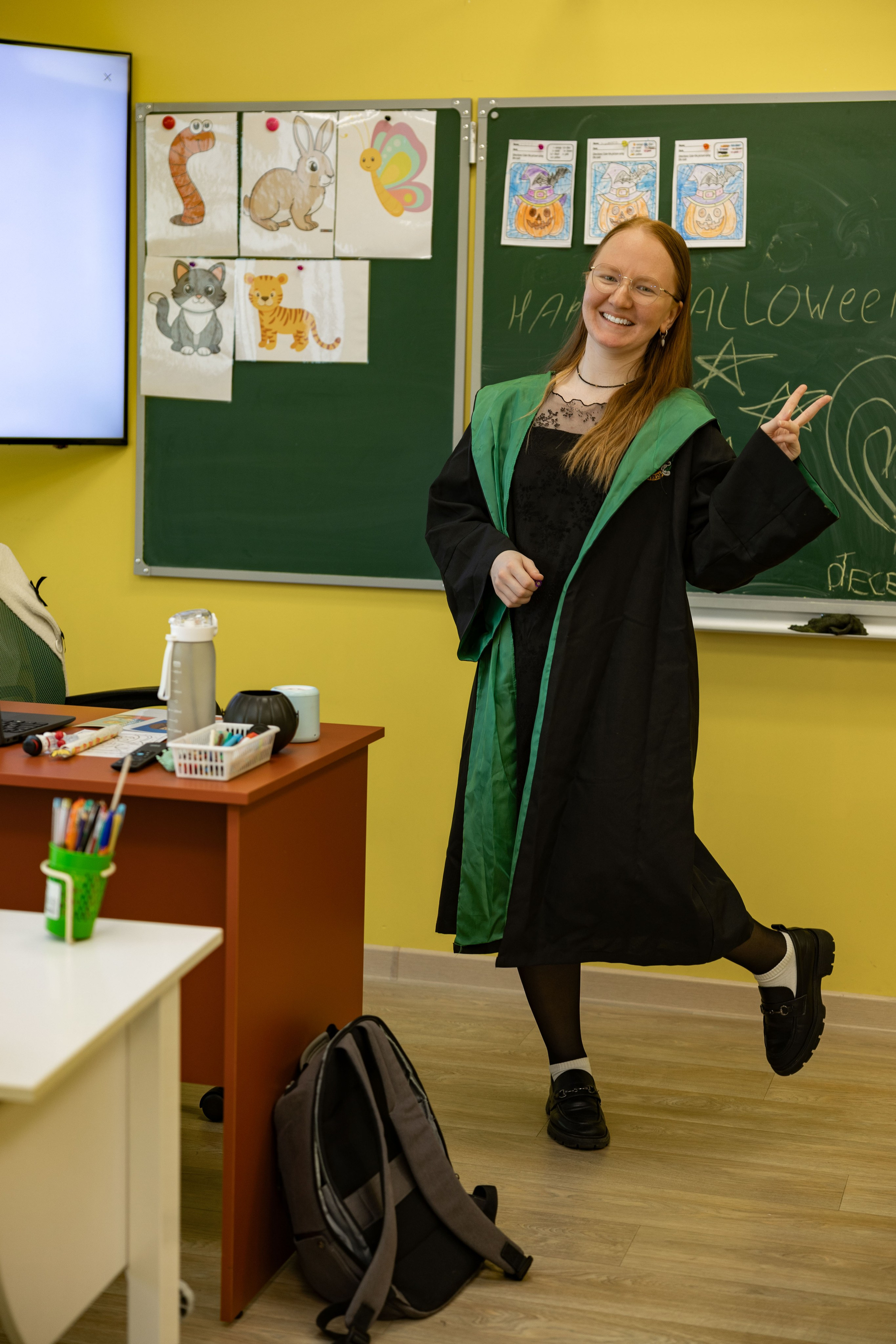 Хеллоуин в школе. Фотограф/видеограф в Санкт-Петербурге Динара Гольдина