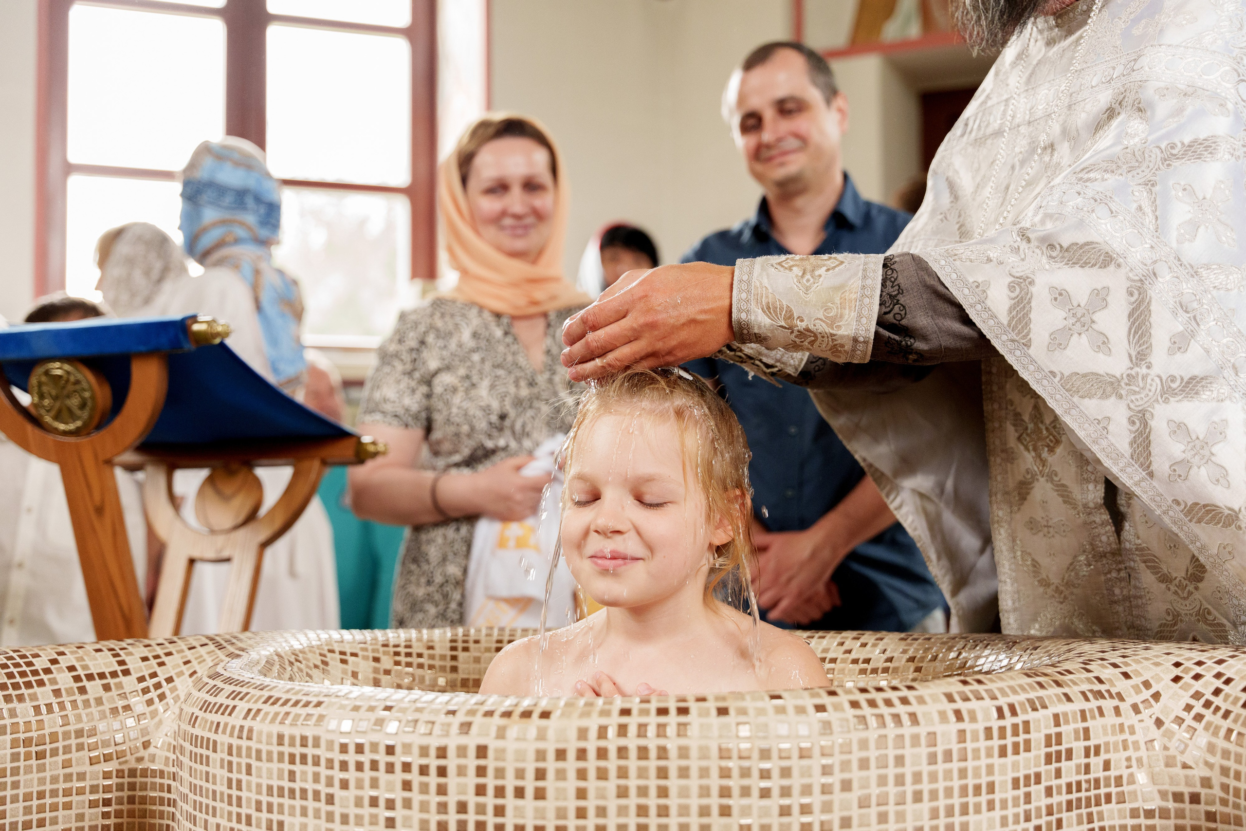Крещение Полины. Фотограф Юлия Попова