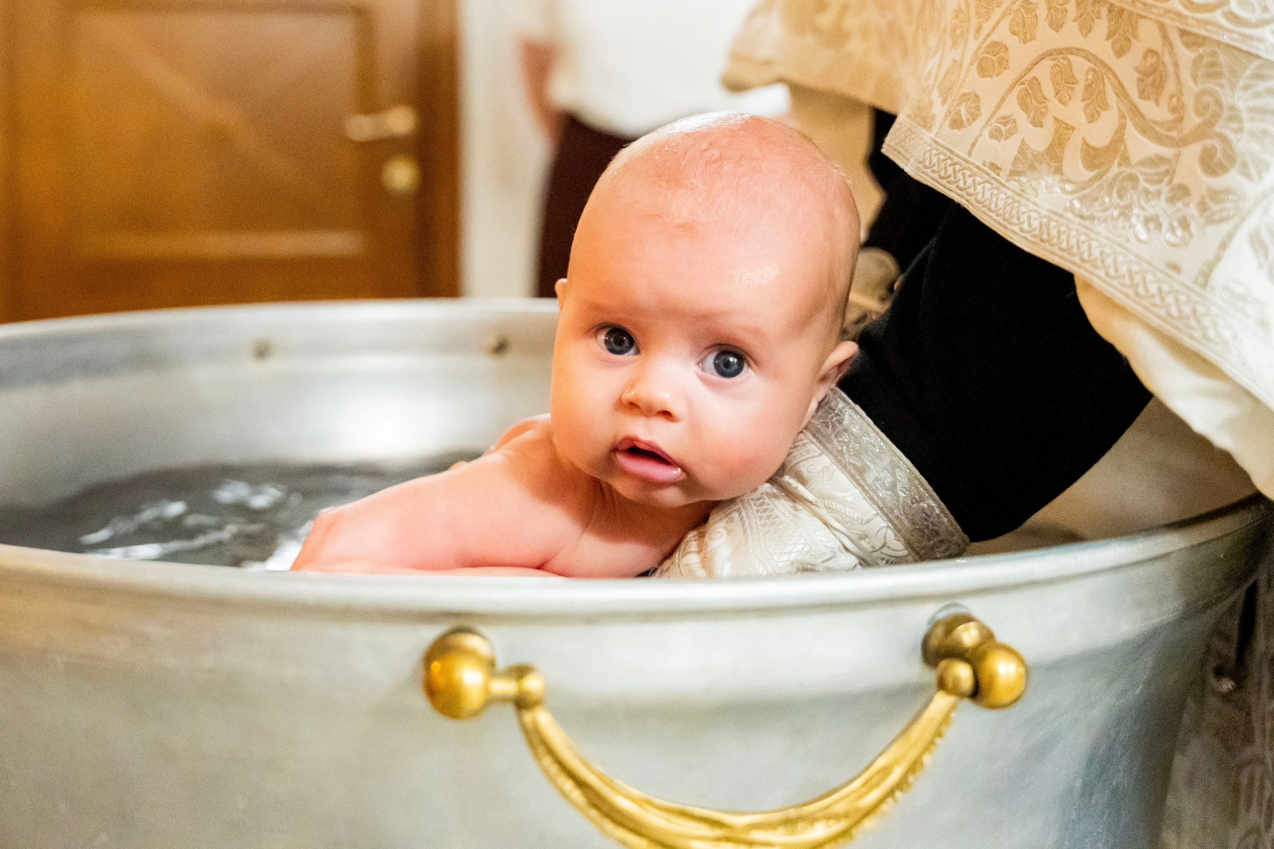 Крещение Льва. Фотограф Юлия Попова