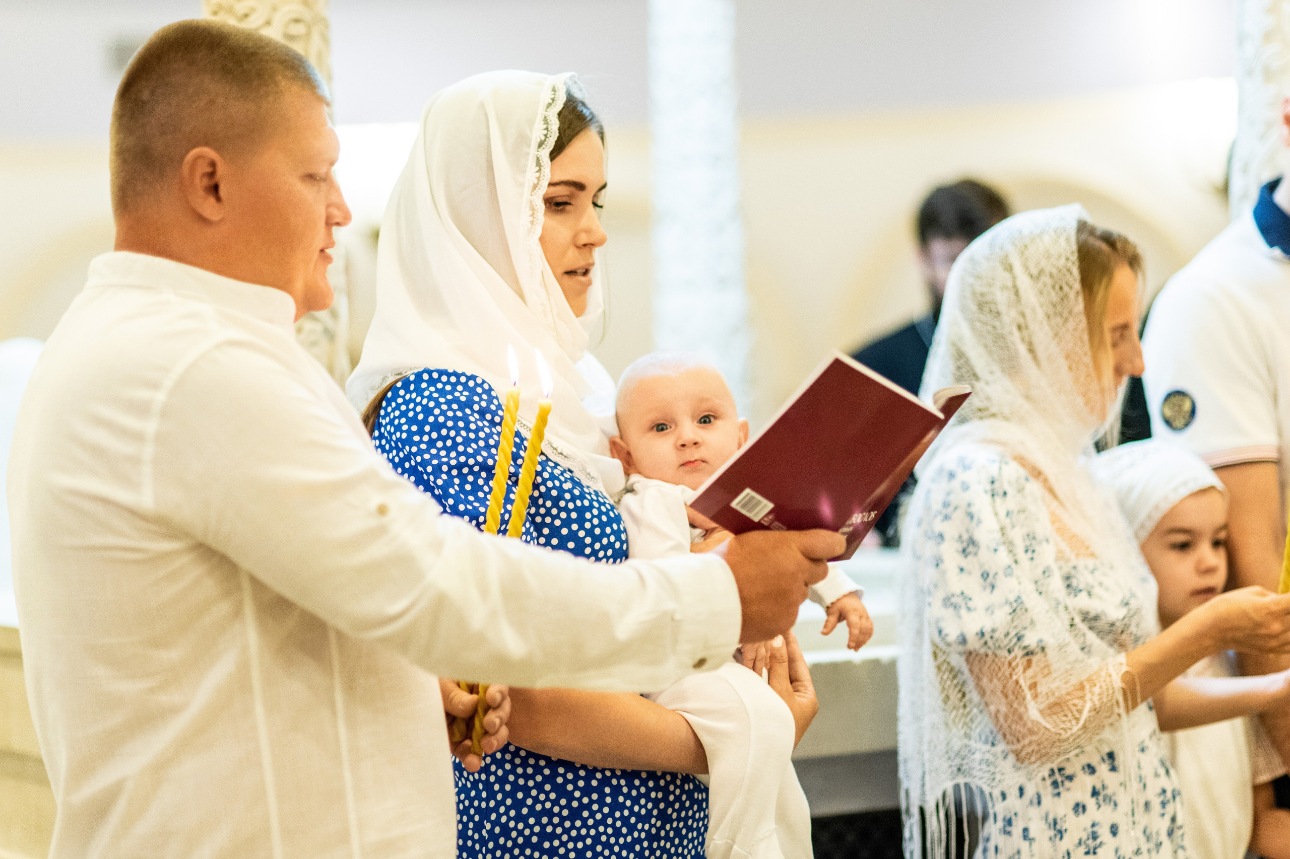Крещении Ксении. Фотограф Юлия Попова
