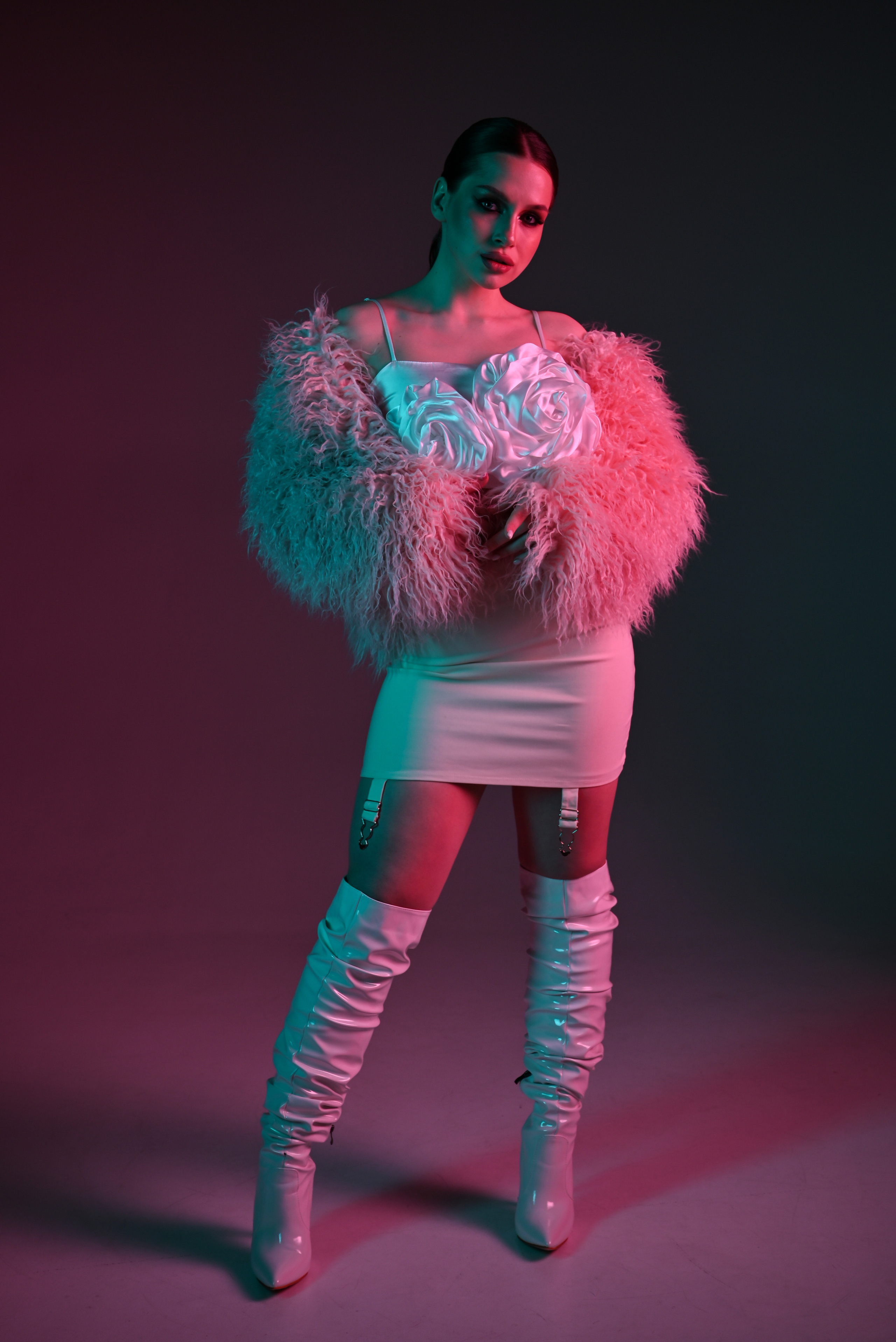 Женский портрет с цветными фильтрами. Свадебный и семейный фотограф в Хабаровске Оксана Новикова