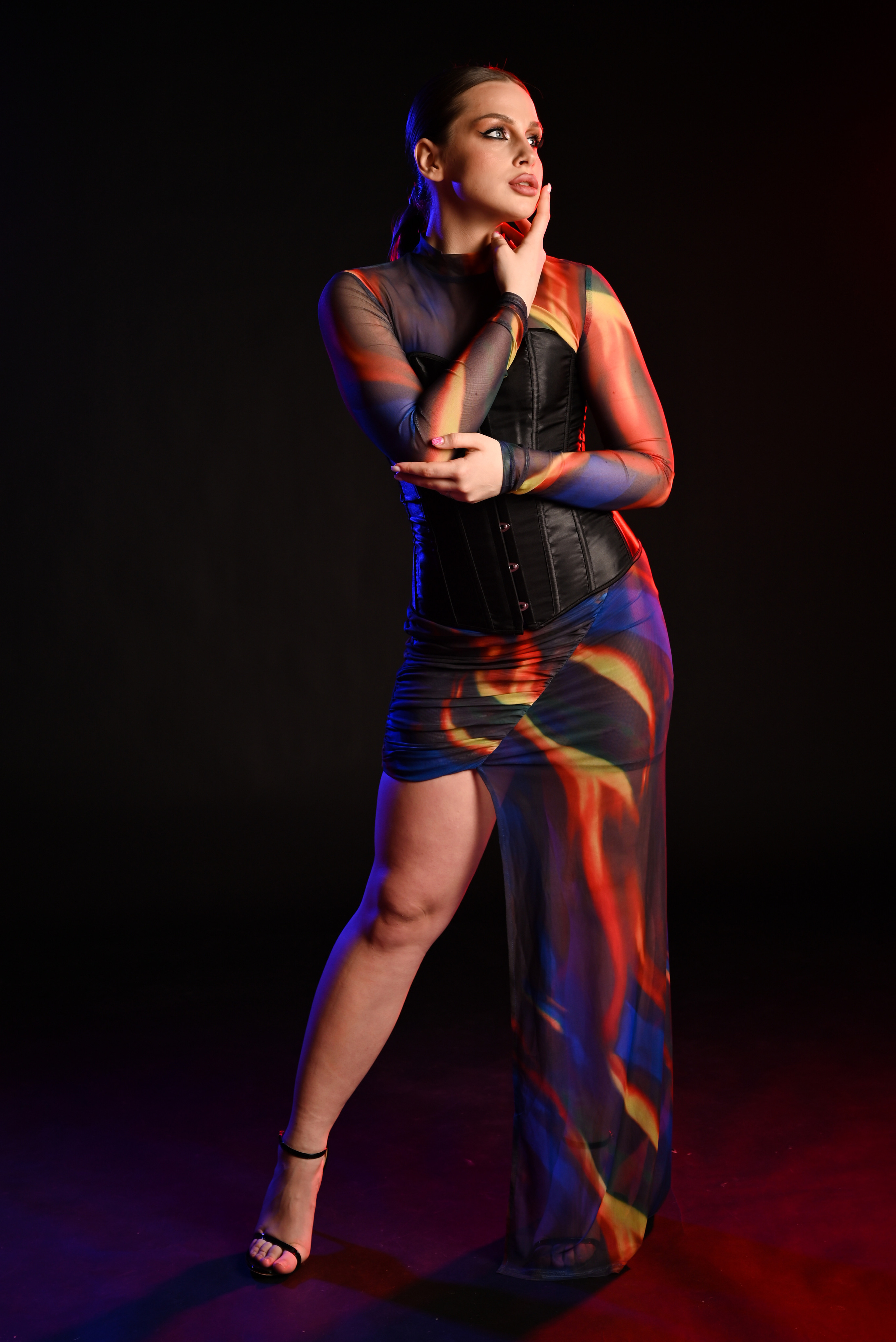 Женский портрет с цветными фильтрами. Свадебный и семейный фотограф в Хабаровске Оксана Новикова