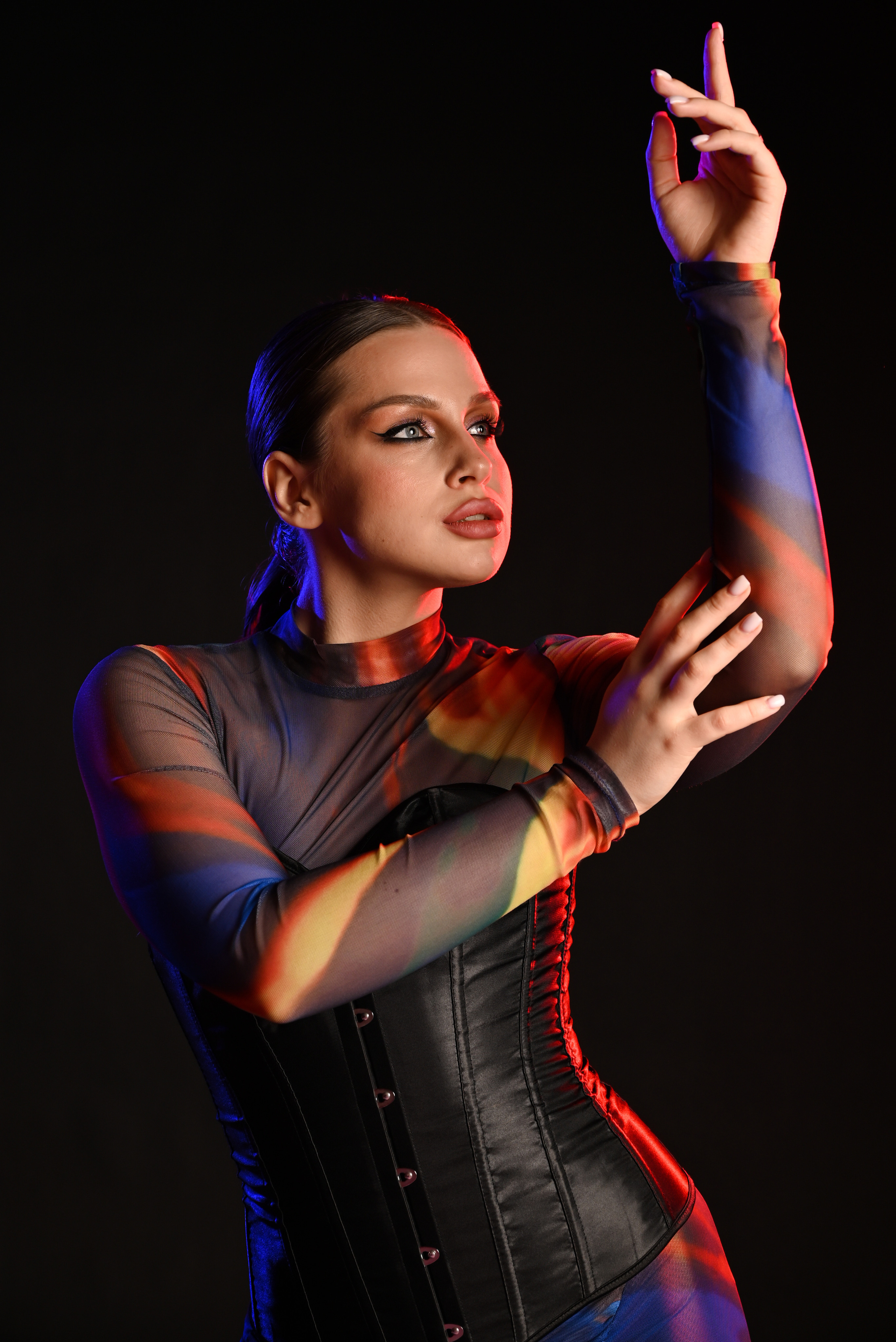 Женский портрет с цветными фильтрами. Свадебный и семейный фотограф в Хабаровске Оксана Новикова