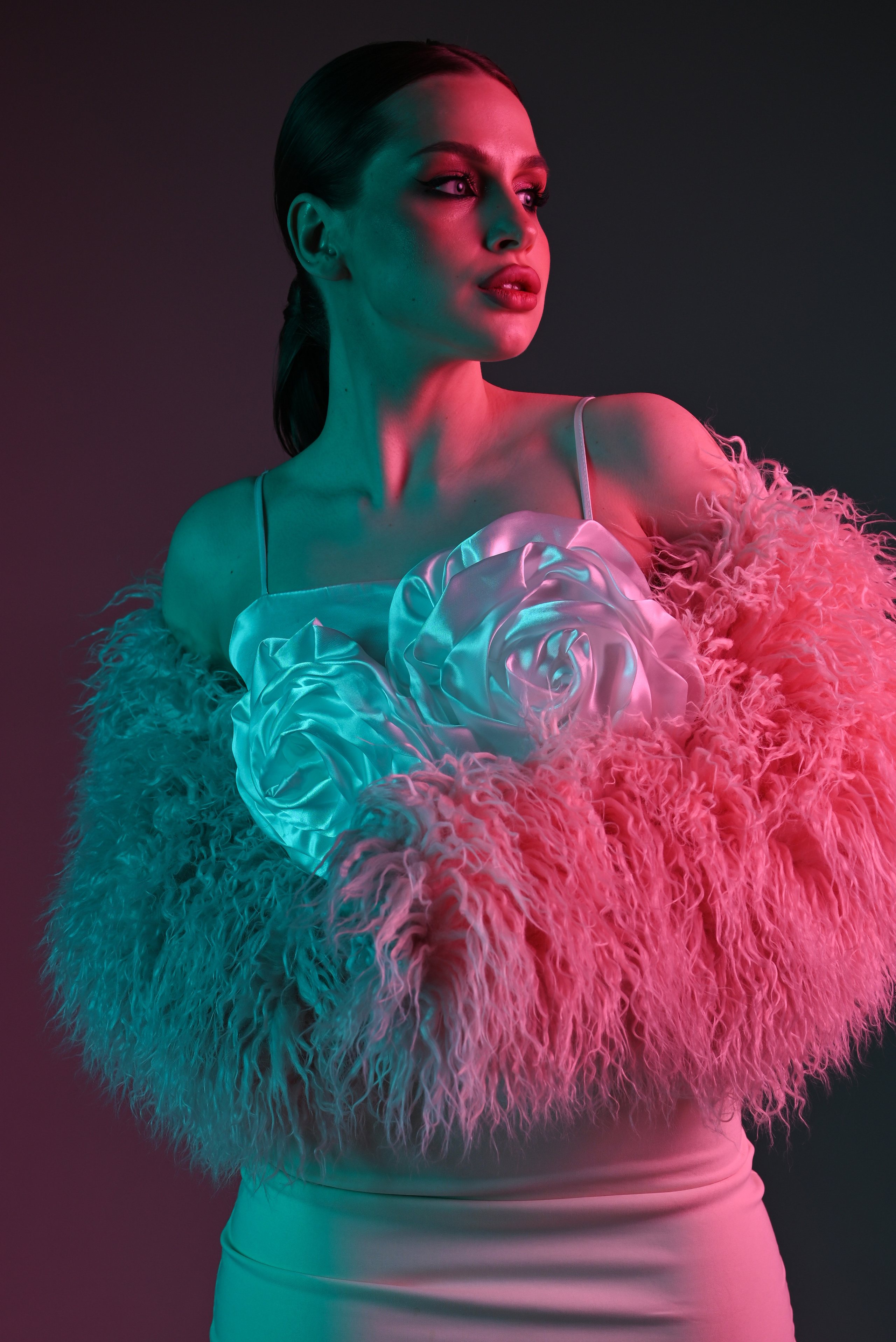 Женский портрет с цветными фильтрами. Свадебный и семейный фотограф в Хабаровске Оксана Новикова