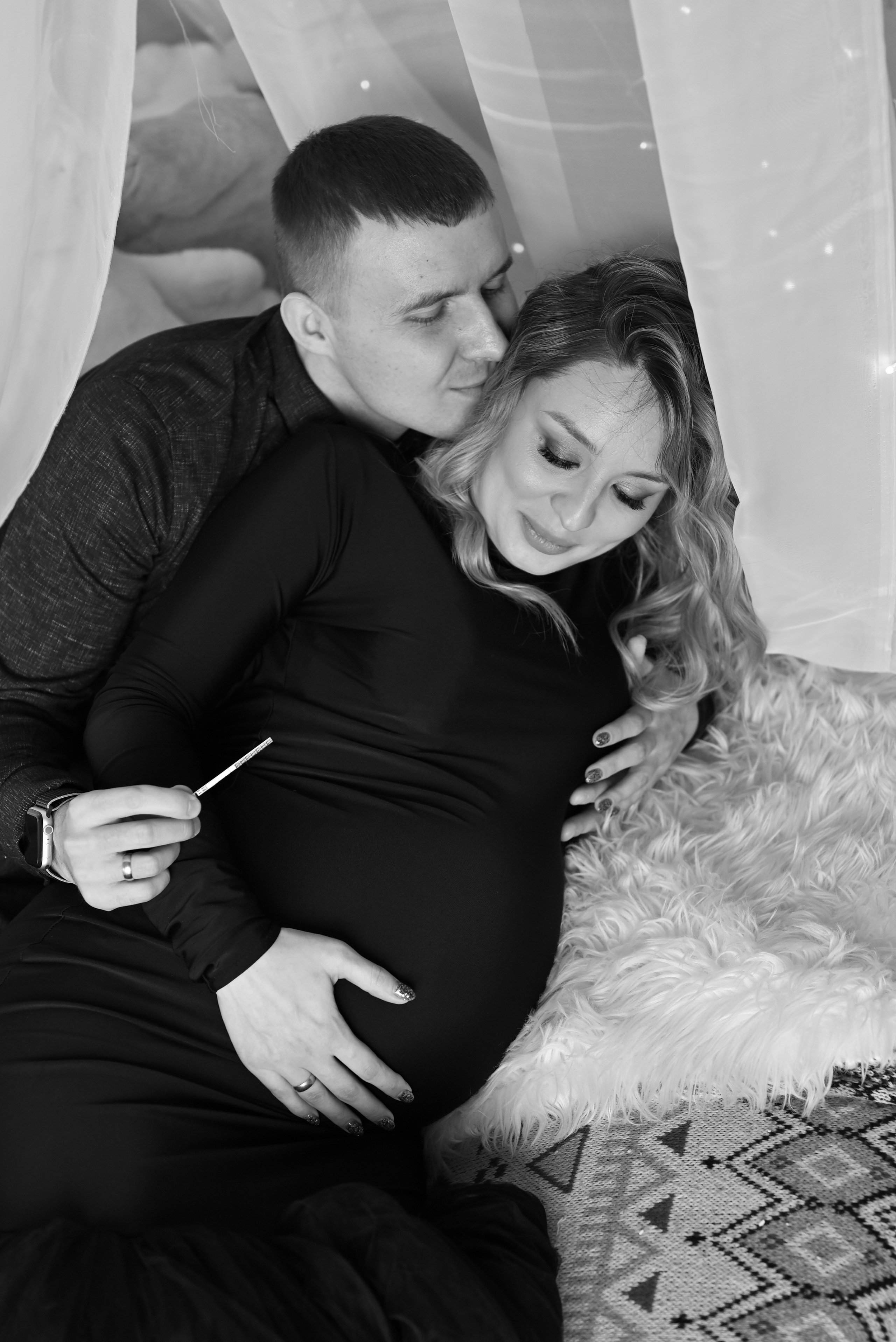 Фотосессия беременности Кристины с мужем. Свадебный и семейный фотограф в Хабаровске Оксана Новикова