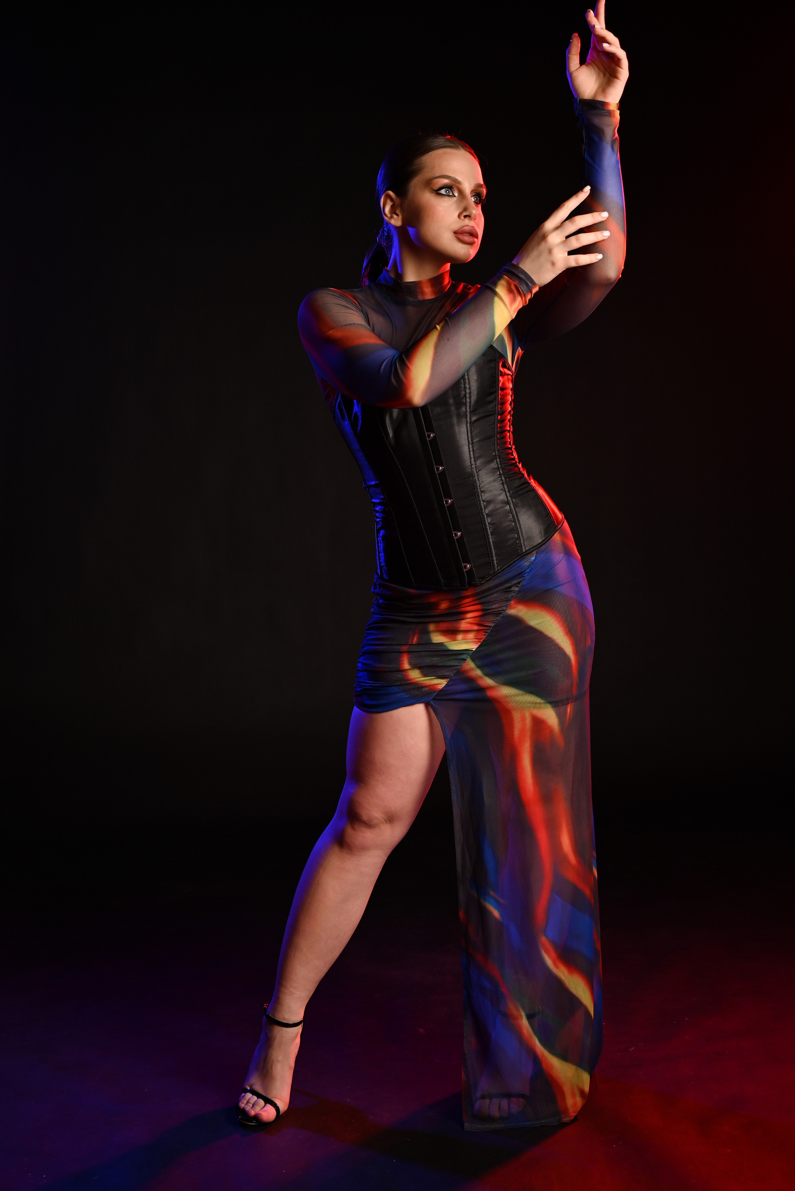 Женский портрет с цветными фильтрами. Свадебный и семейный фотограф в Хабаровске Оксана Новикова