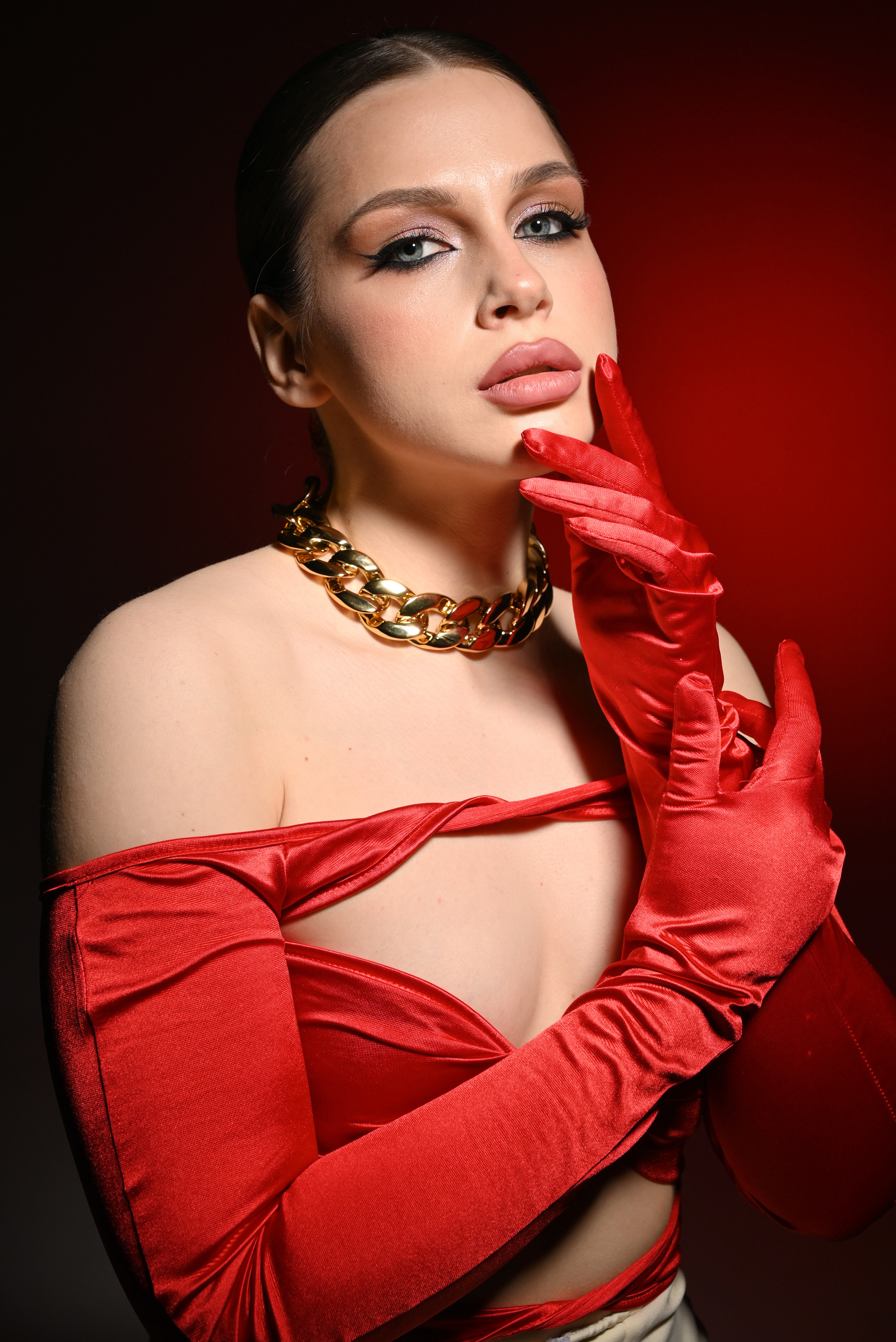 Женский портрет с цветными фильтрами. Свадебный и семейный фотограф в Хабаровске Оксана Новикова