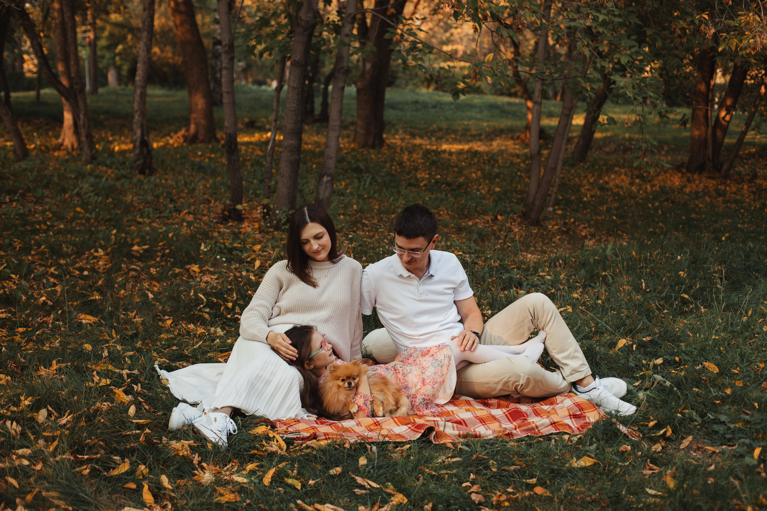 Осенняя фотосессия в парке. Фотограф Анна Лазарева