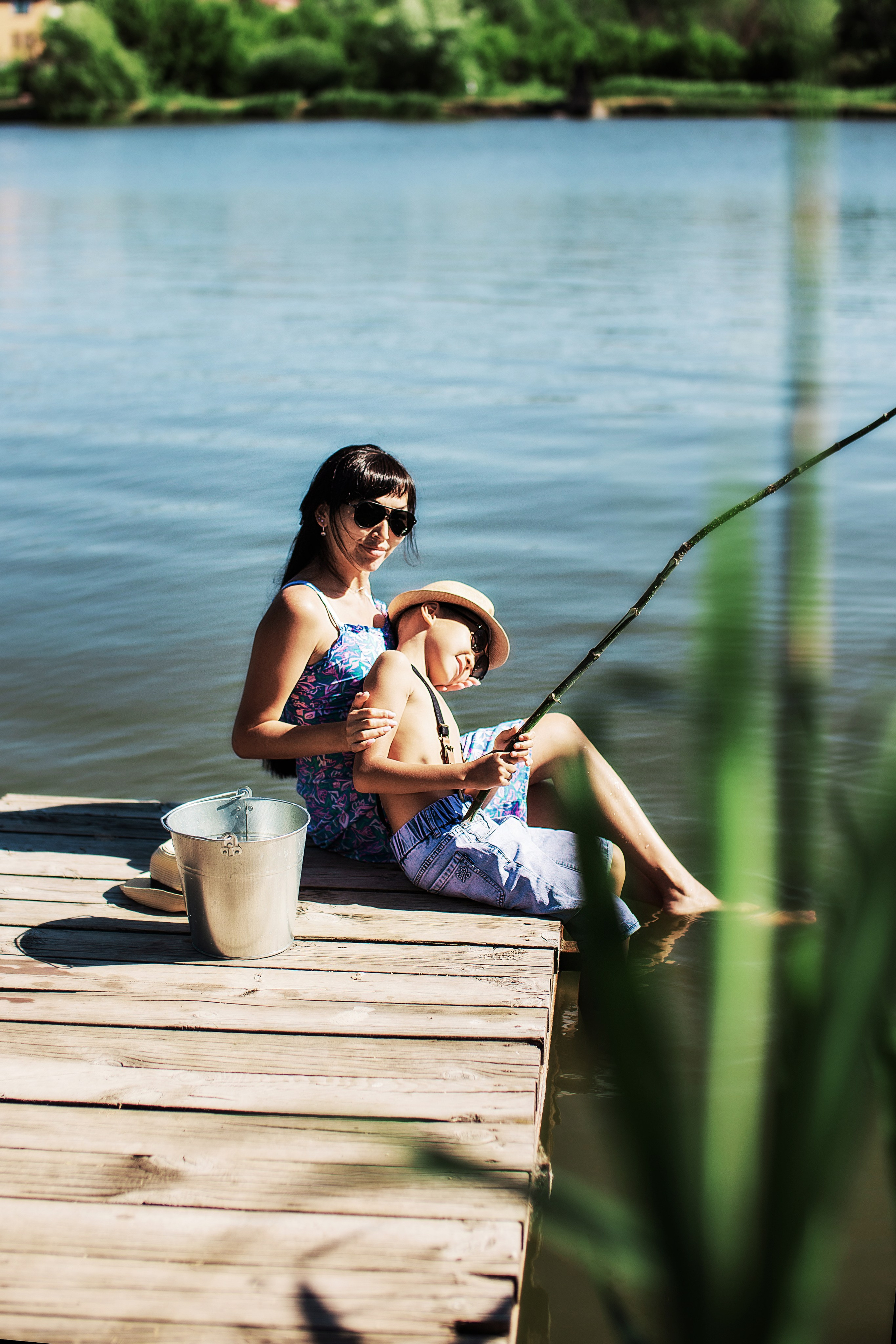 На рыбалке. Семейный фотограф в Саратове