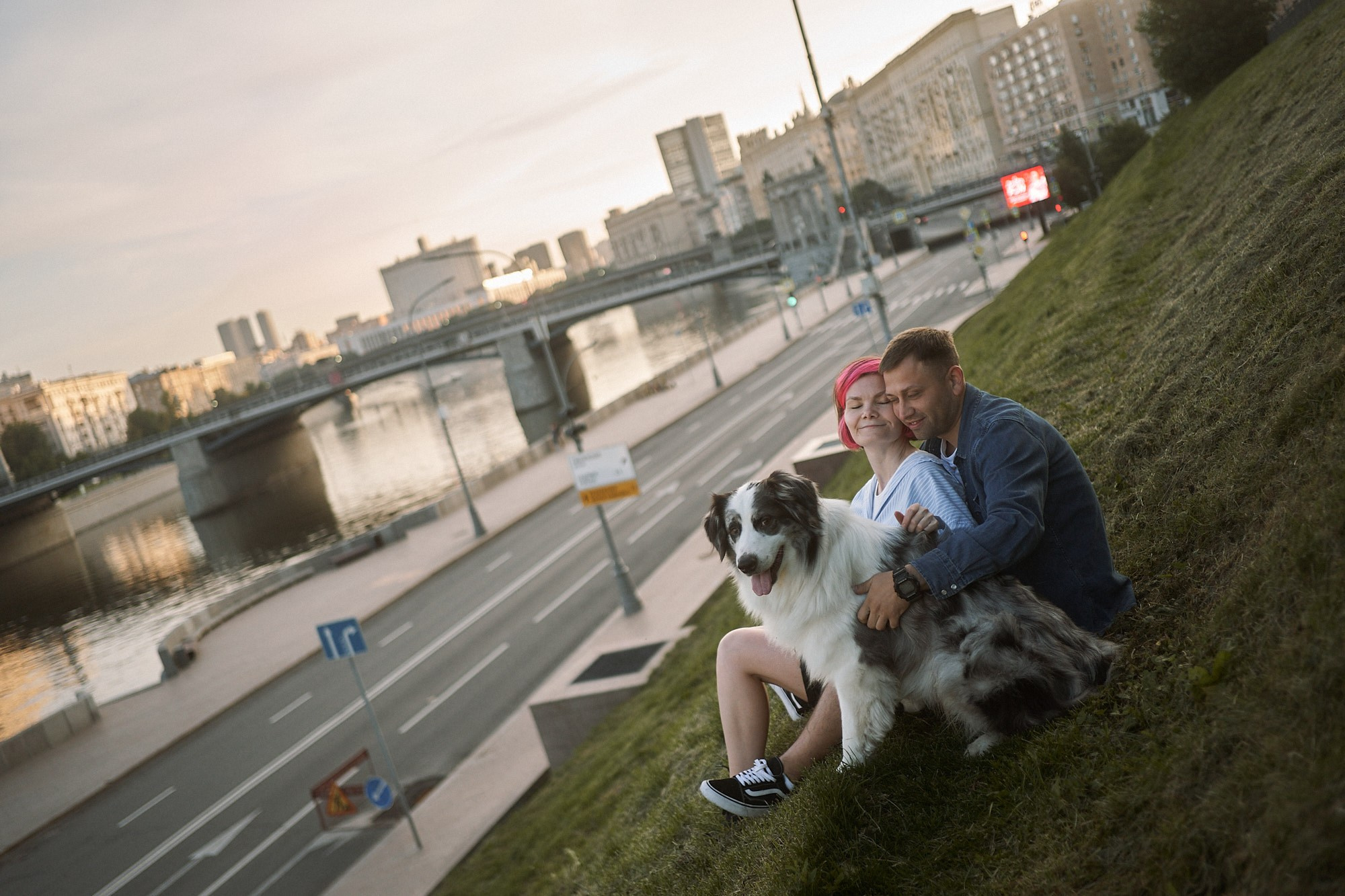 Аня, Стас и Кори. Фотограф анималист Москва Дарья