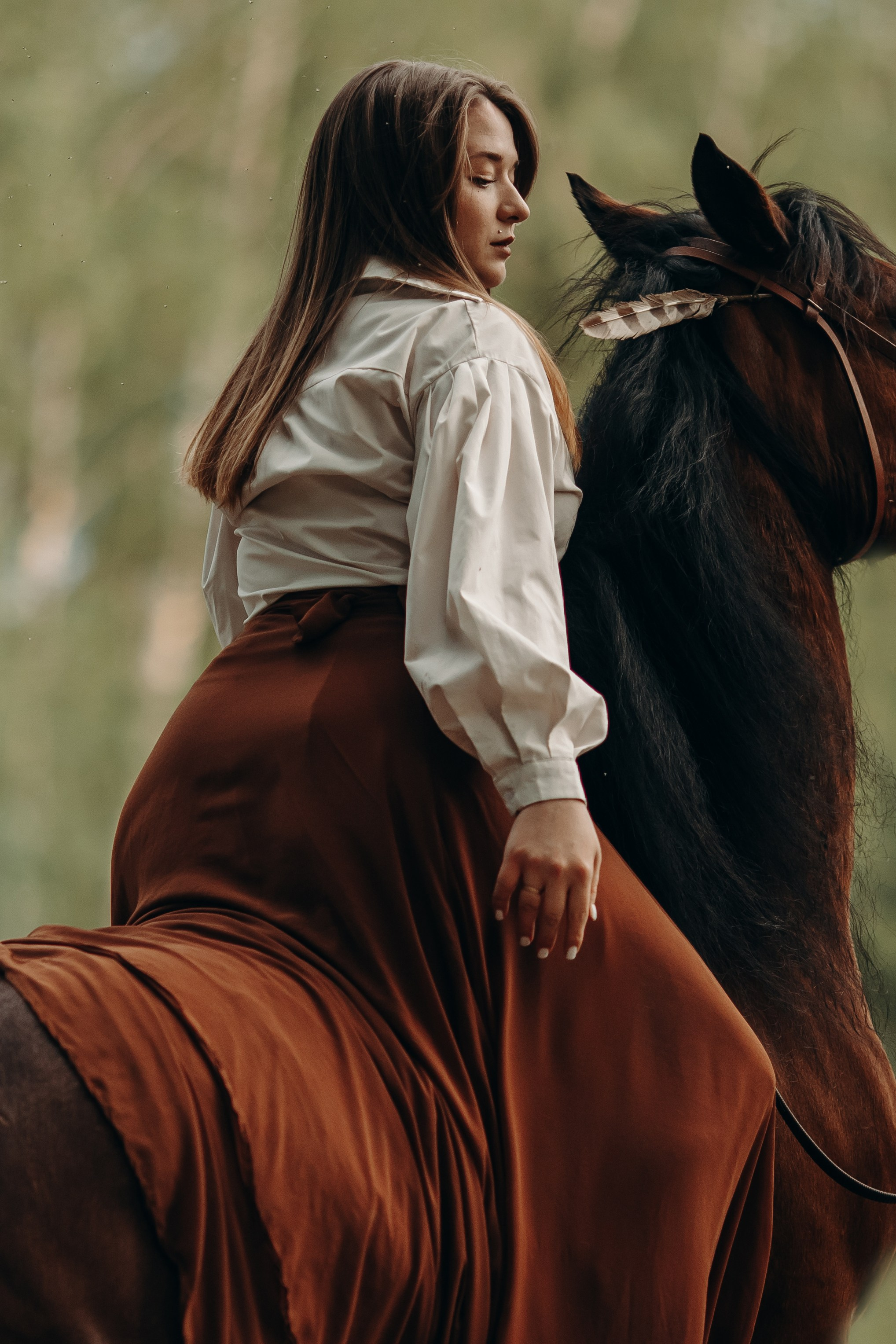 Ксения и Талисман. Анна Молчанова конный фотограф в Тюмени | фотосессии с лошадьми Тюмень