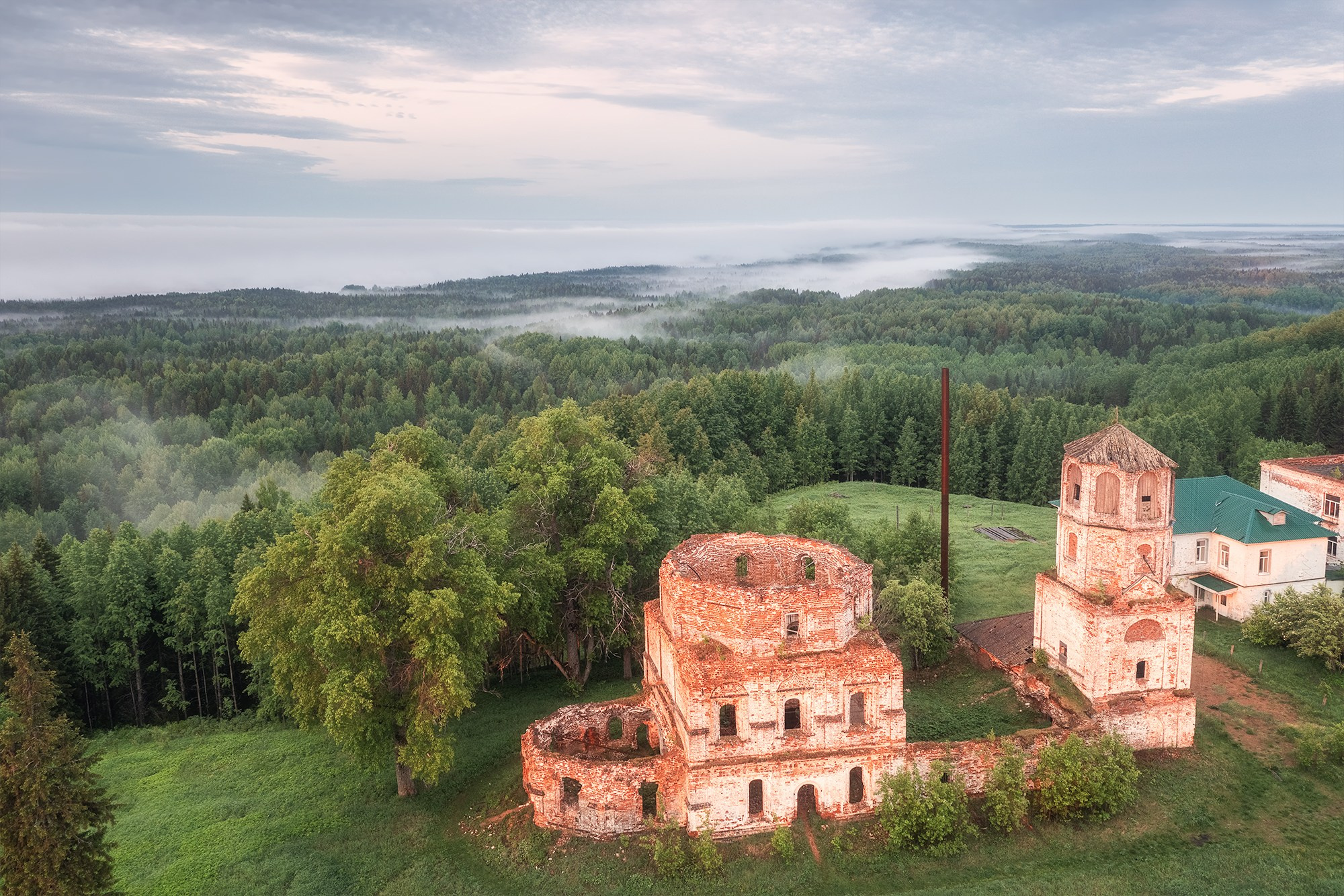 Пейзаж. Аэросъемка в Архангельске, Александр Ермолин