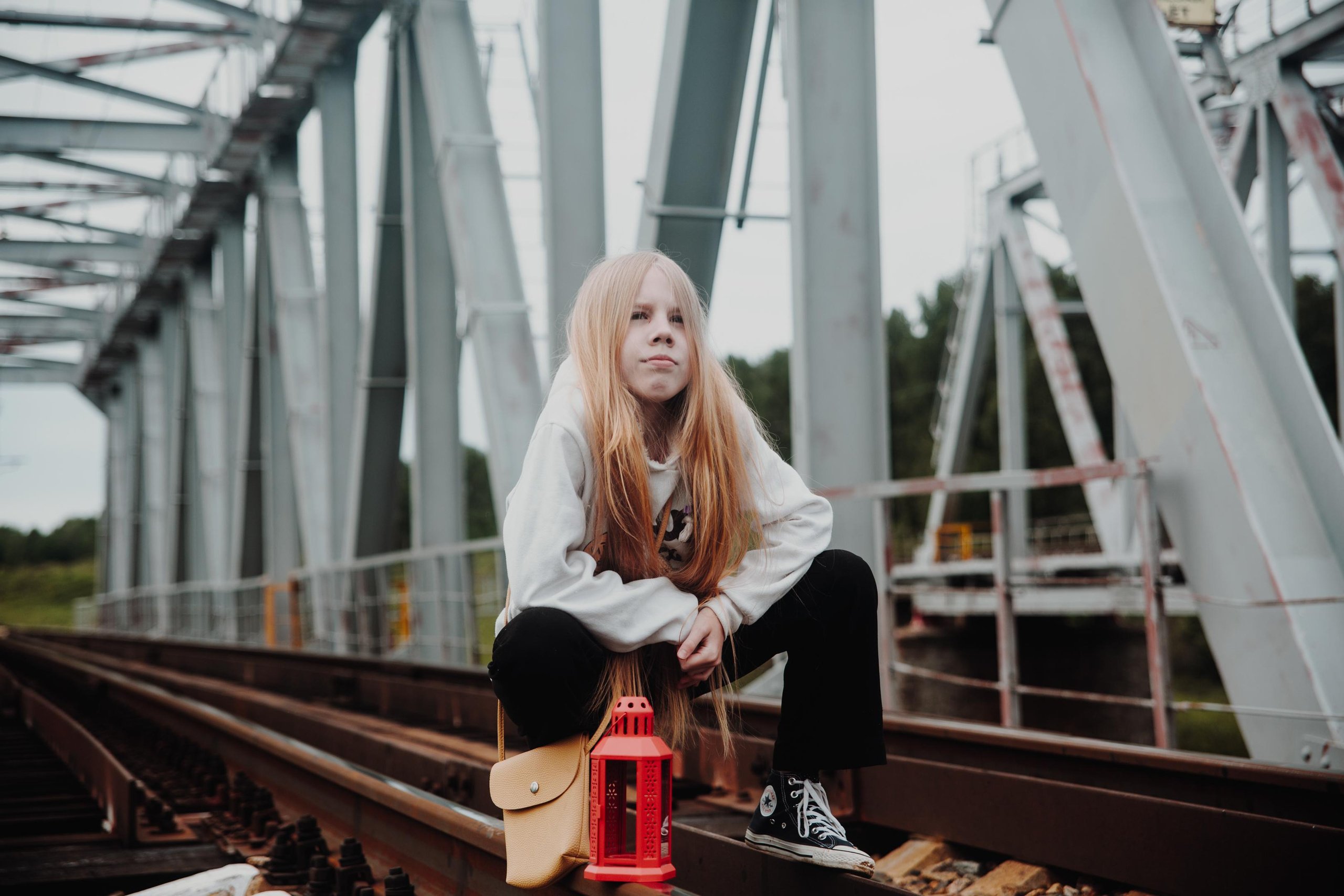 Женя, съемка на жд мосту. Фотограф Ольга Махалова — Санкт-Петербург, Москва, Нижний Новгород