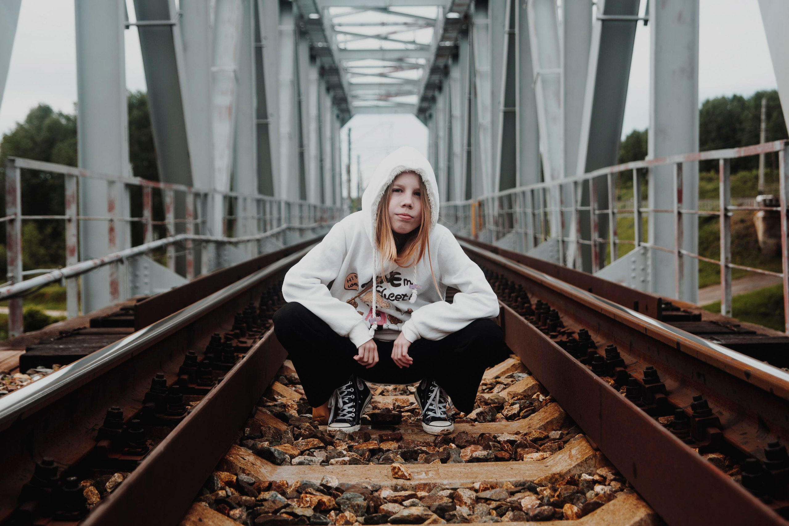 Женя, съемка на жд мосту. Фотограф Ольга Махалова — Санкт-Петербург, Москва, Нижний Новгород