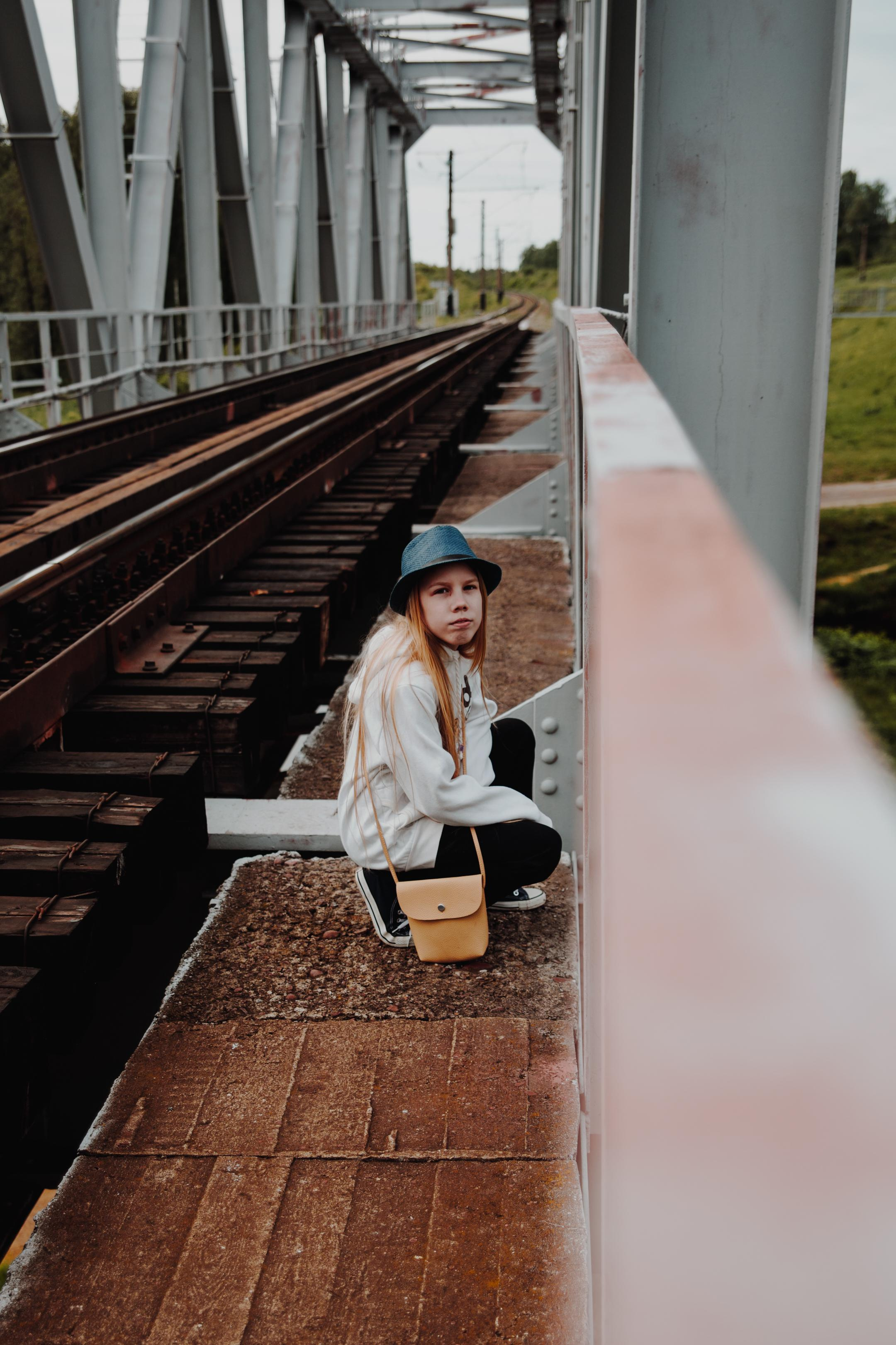 Женя, съемка на жд мосту. Фотограф Ольга Махалова — Санкт-Петербург, Москва, Нижний Новгород